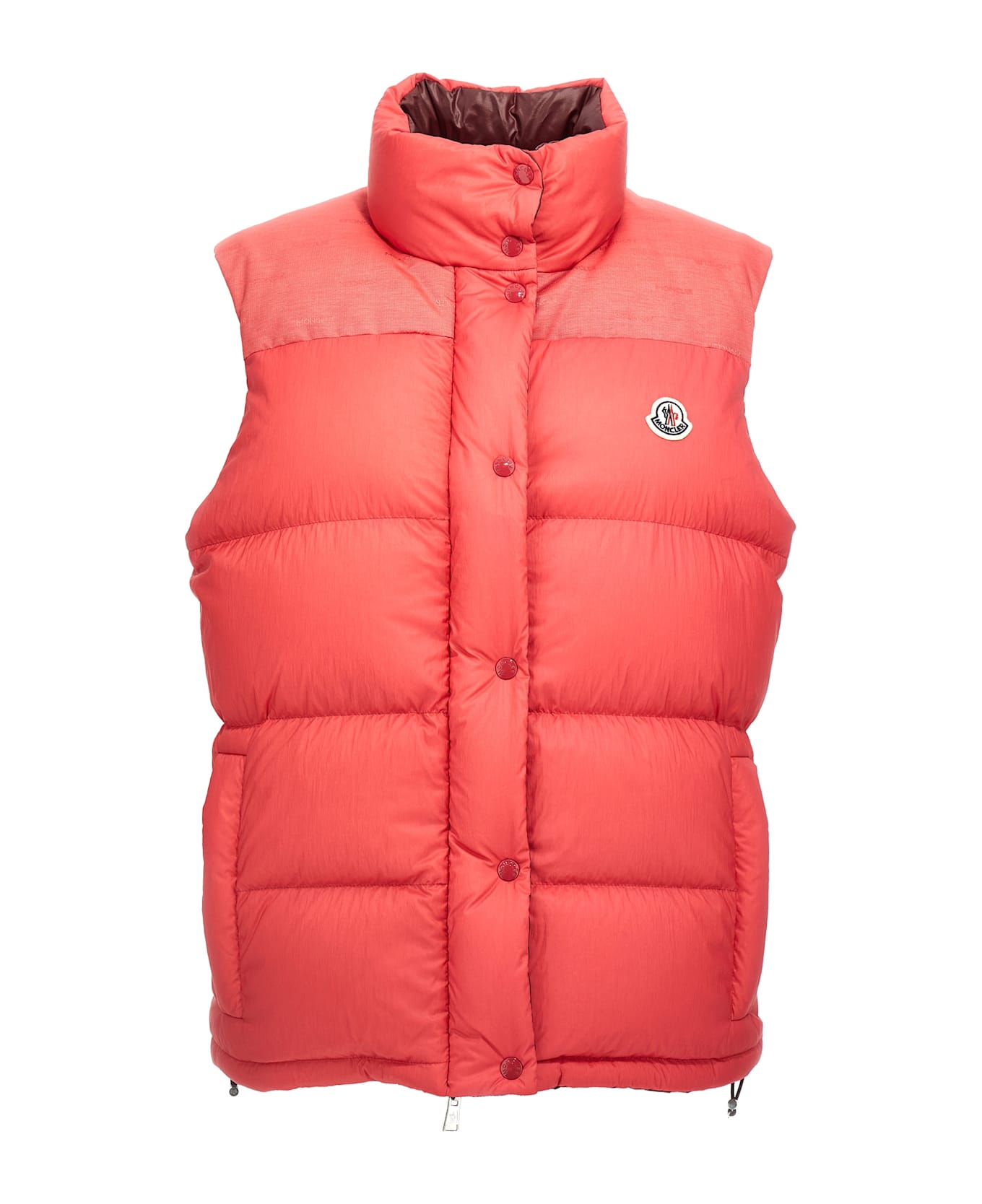 Moncler 'moncler Verone 1' Reversible Down Jacket - Red