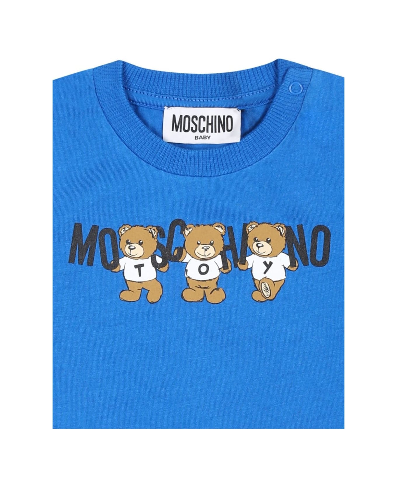 Moschino T-shirt Con Stampa - Light blue