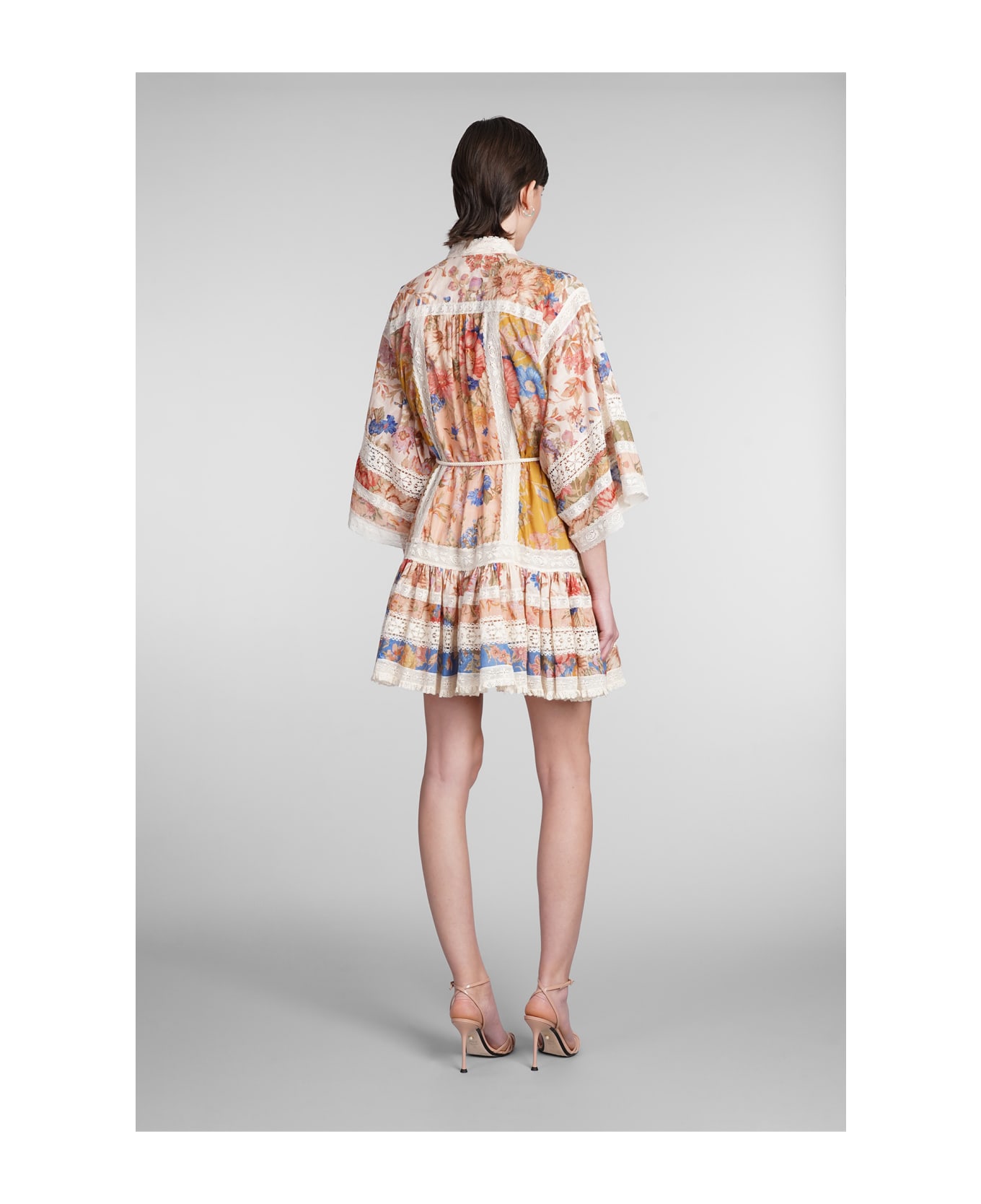 Zimmermann Dress In Multicolor Cotton - multicolor ワンピース＆ドレス