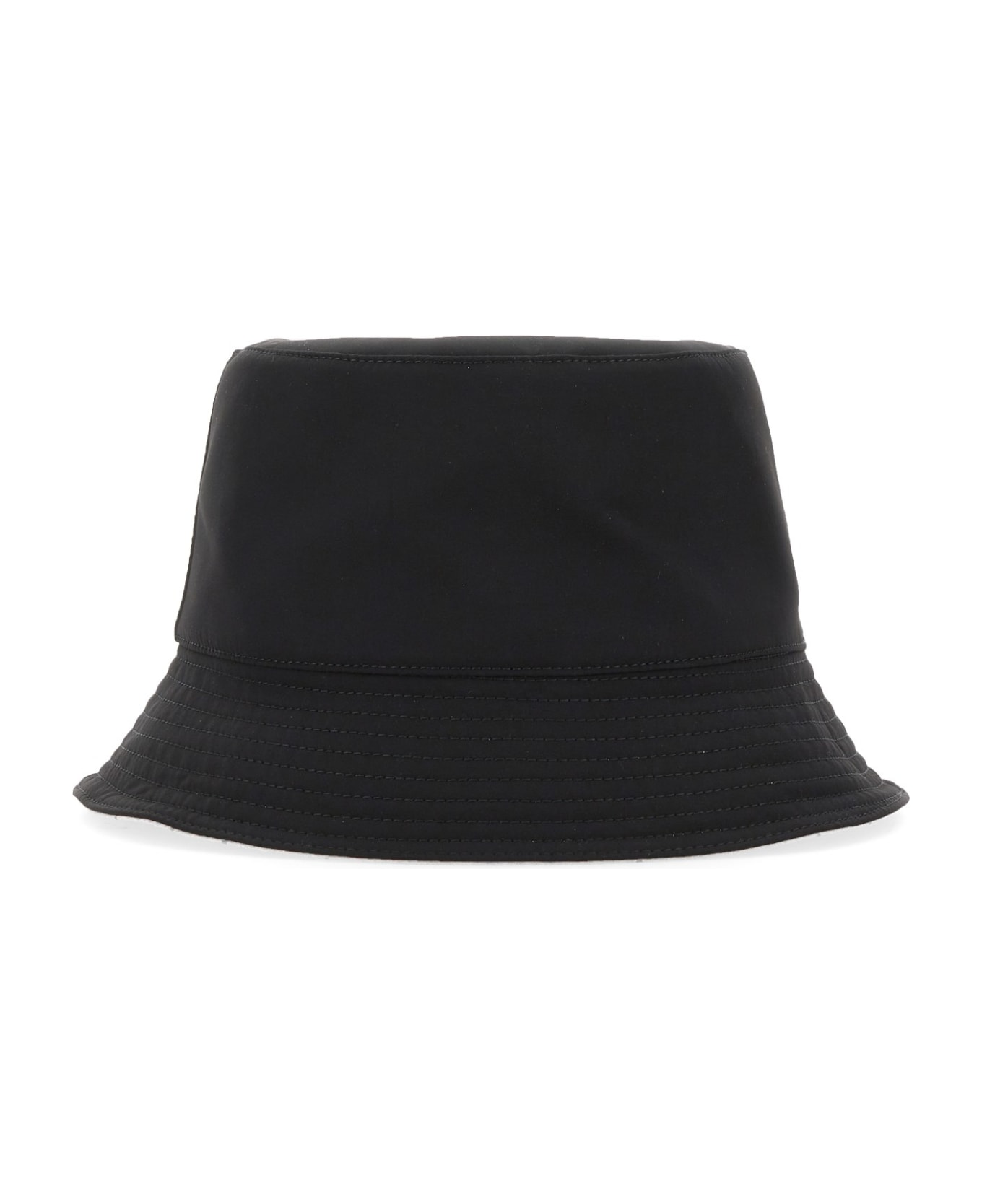Alexander McQueen Reversible Logo Embroidered Bucket Hat - Black