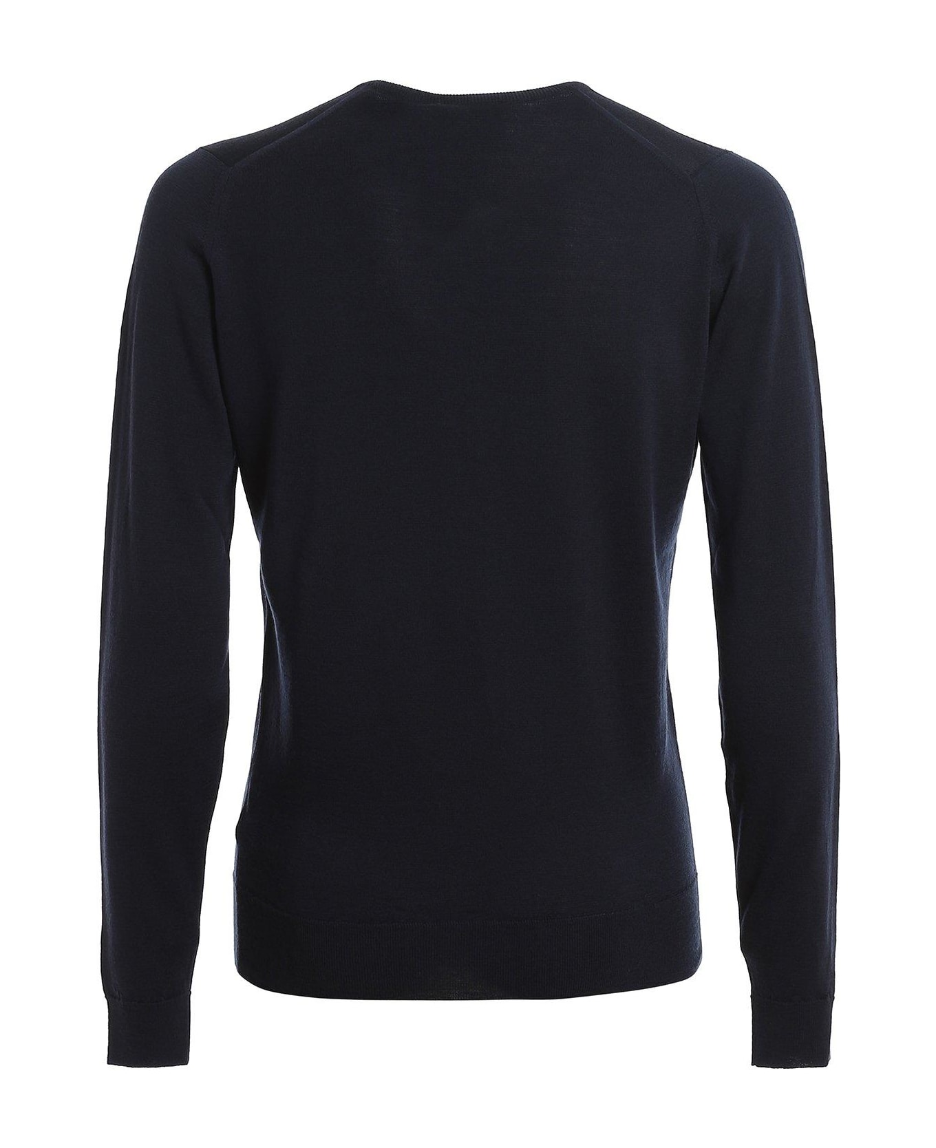John Smedley Lundy Knitted Jumper - NAVY