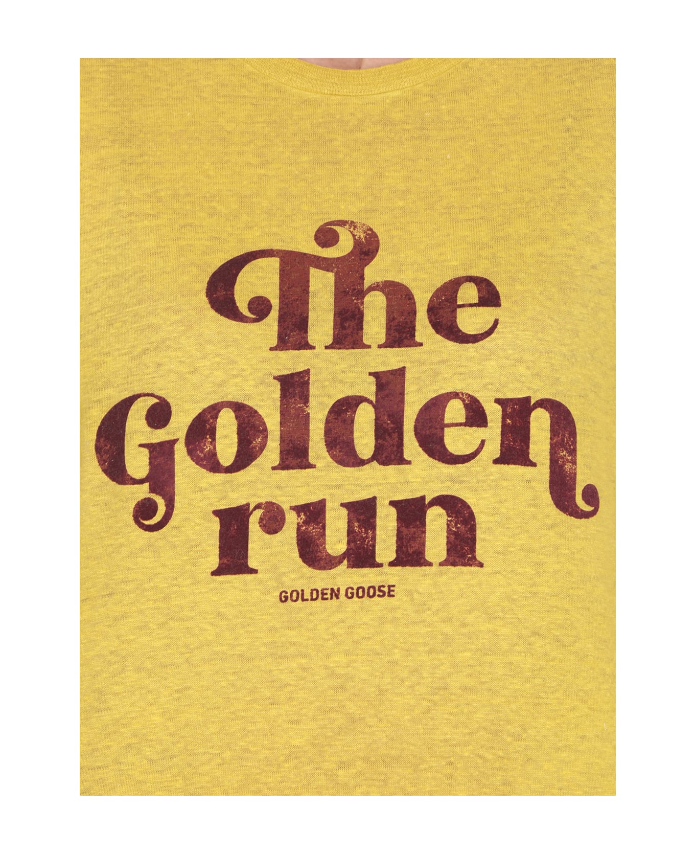 Golden Goose Doris Slim T-shirt - Yellow