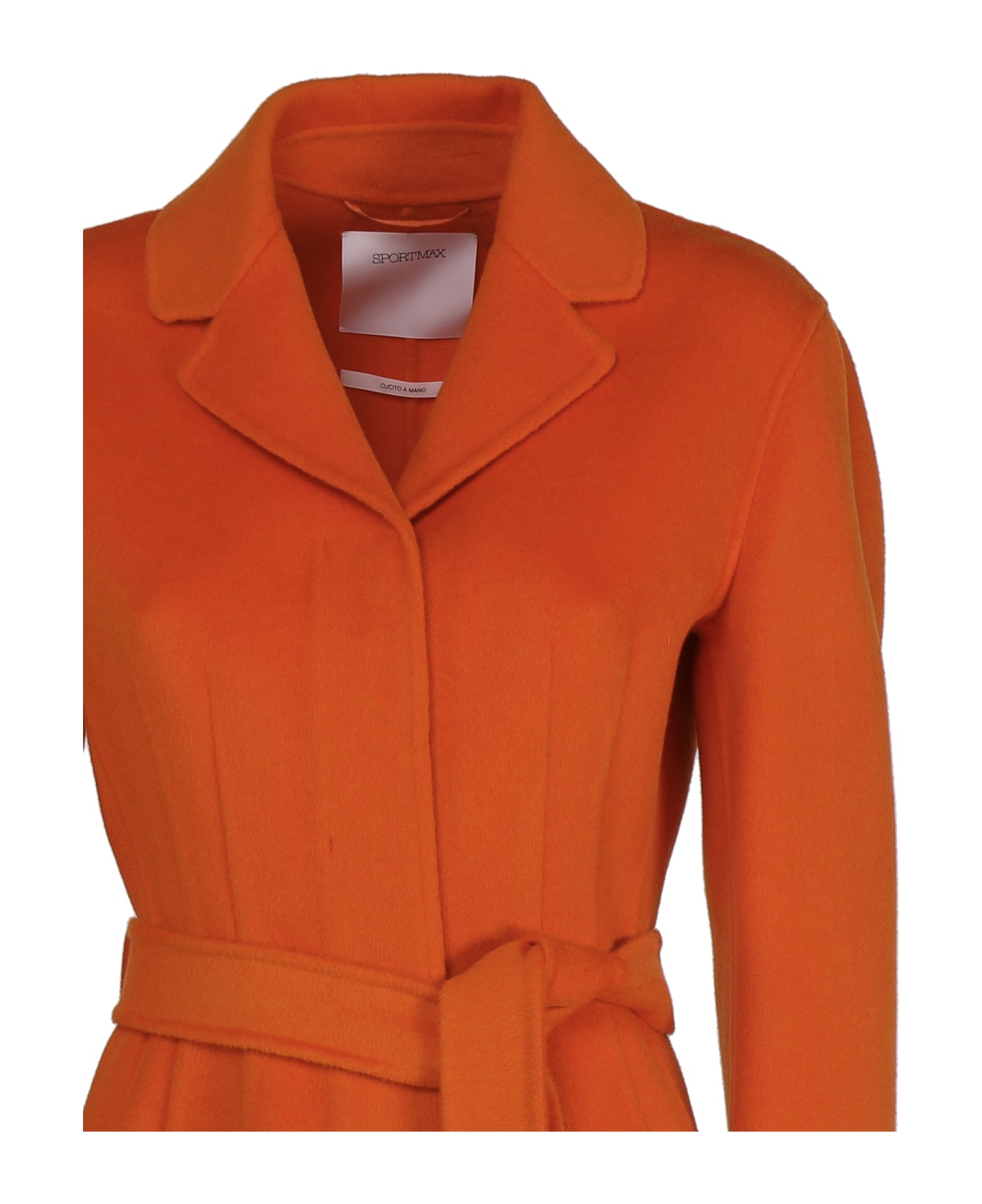 Max Mara Long Wrap Coat - Orange コート