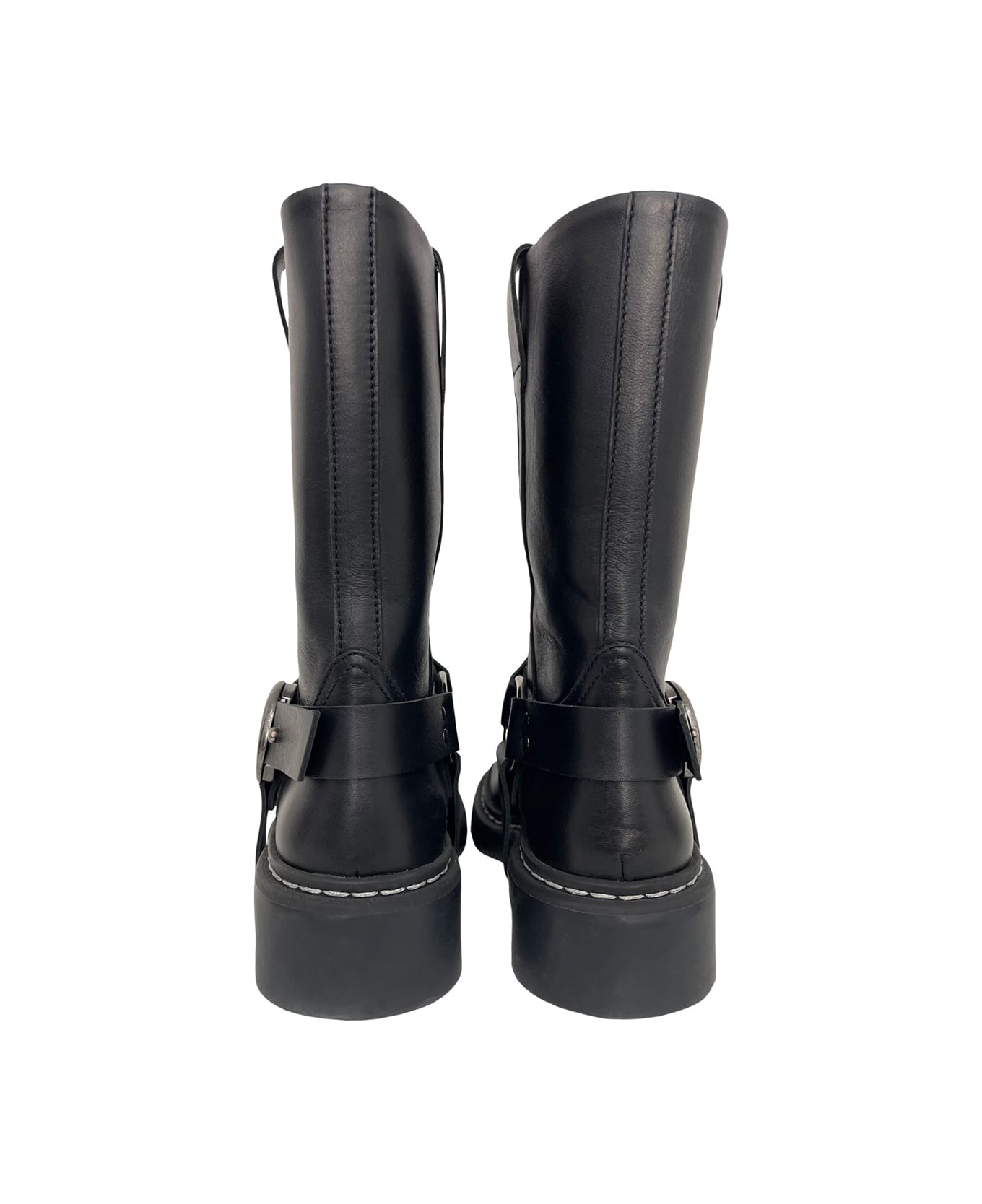 Marine Serre Motorcycle Boot - Black
