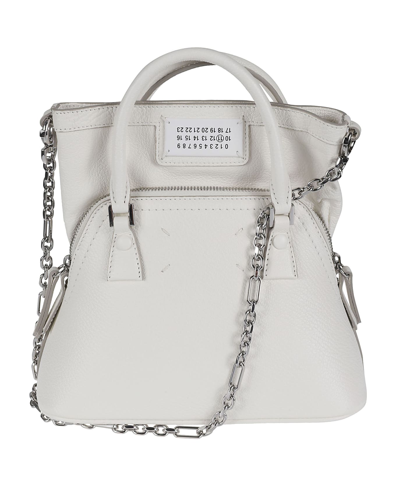 Maison Margiela Chain Strap Shoulder Bag - WHITE