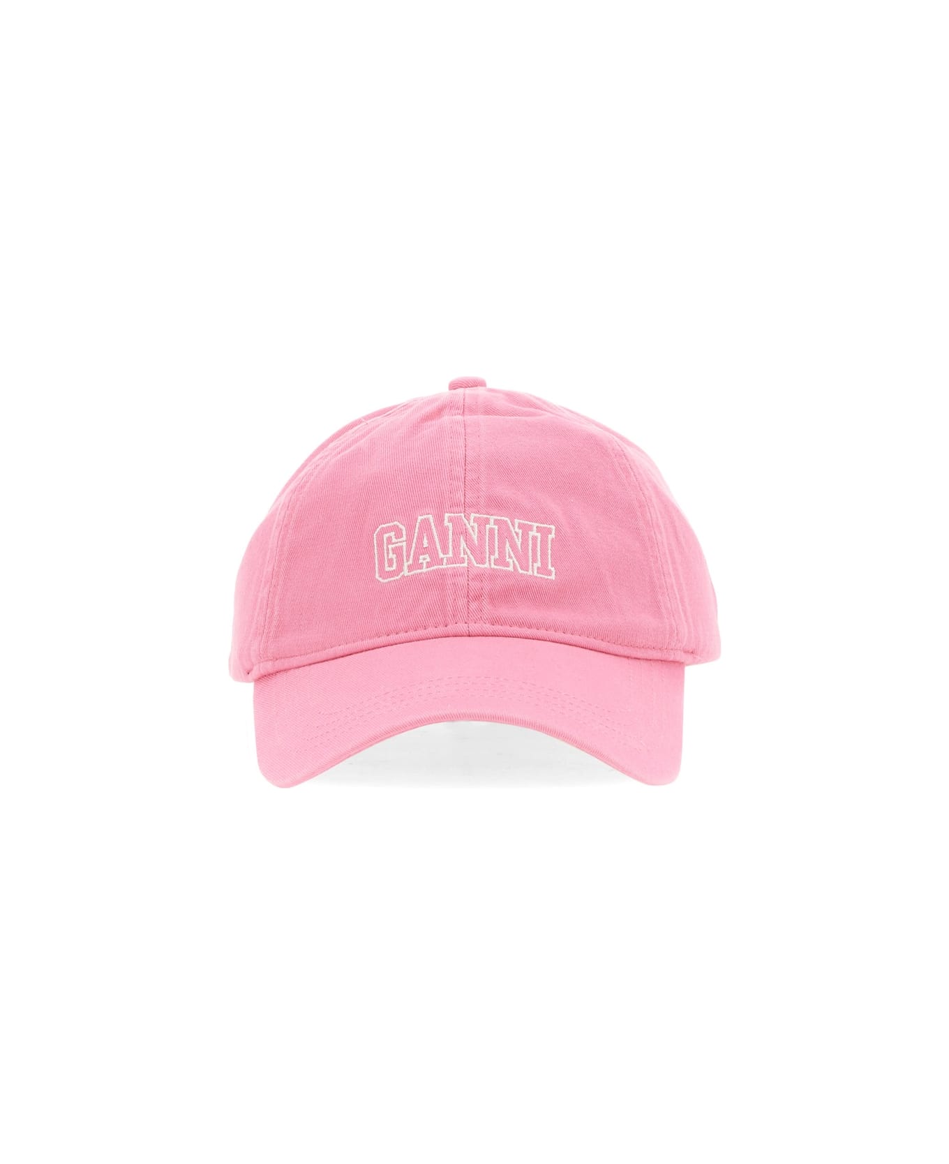 Ganni Baseball Cap - Pink