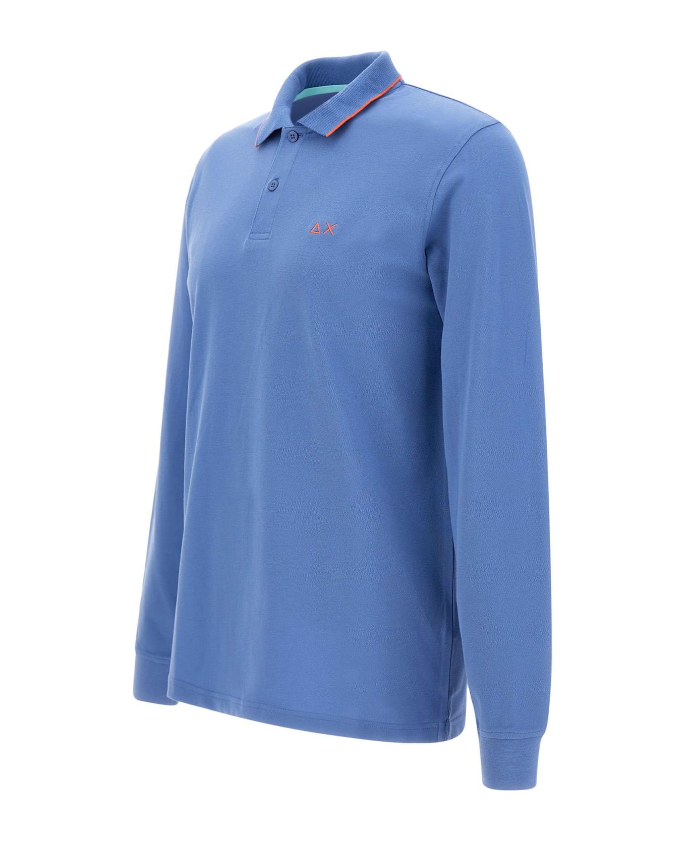 Sun 68 'small Stripes' Polo Shirt Cotton Polo Shirt - AVIO ポロシャツ