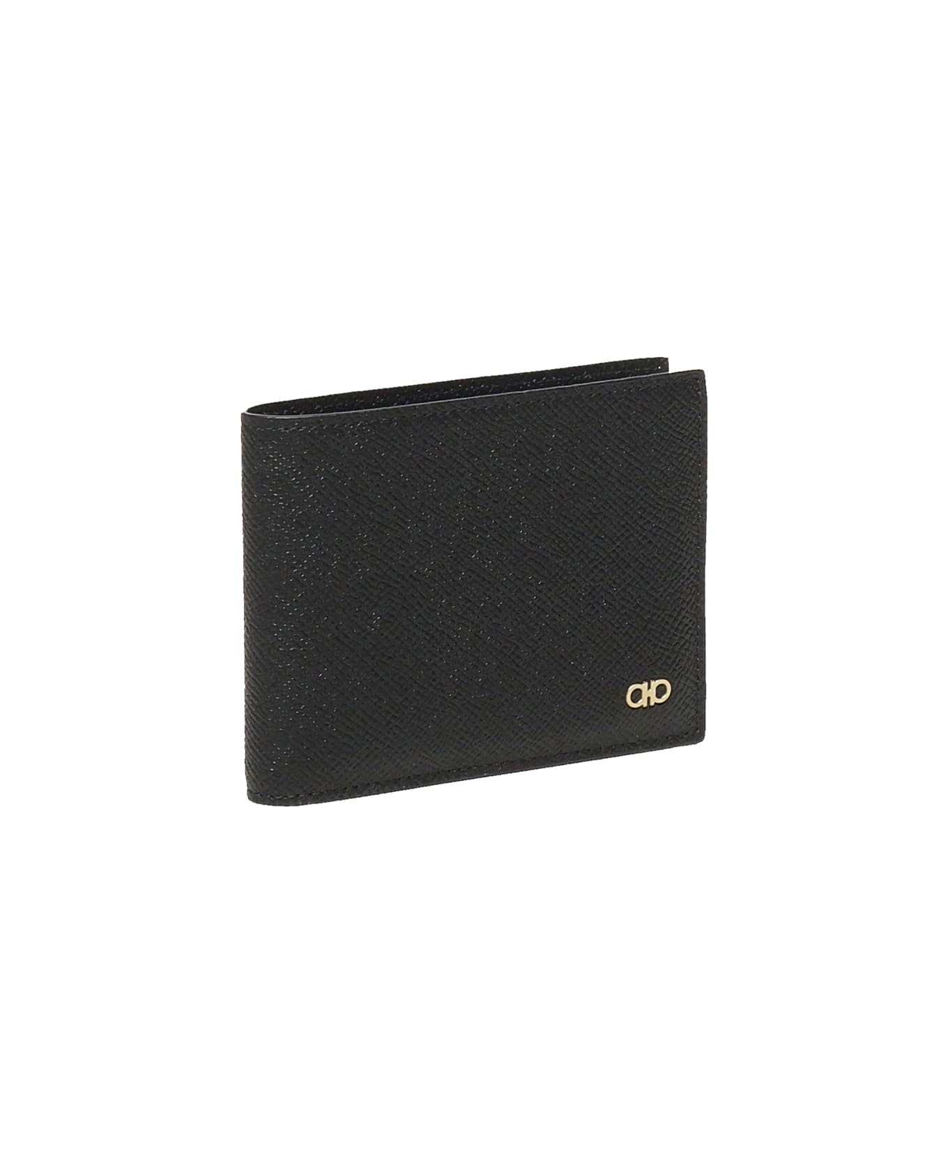 Ferragamo Gancini Wallet - Black
