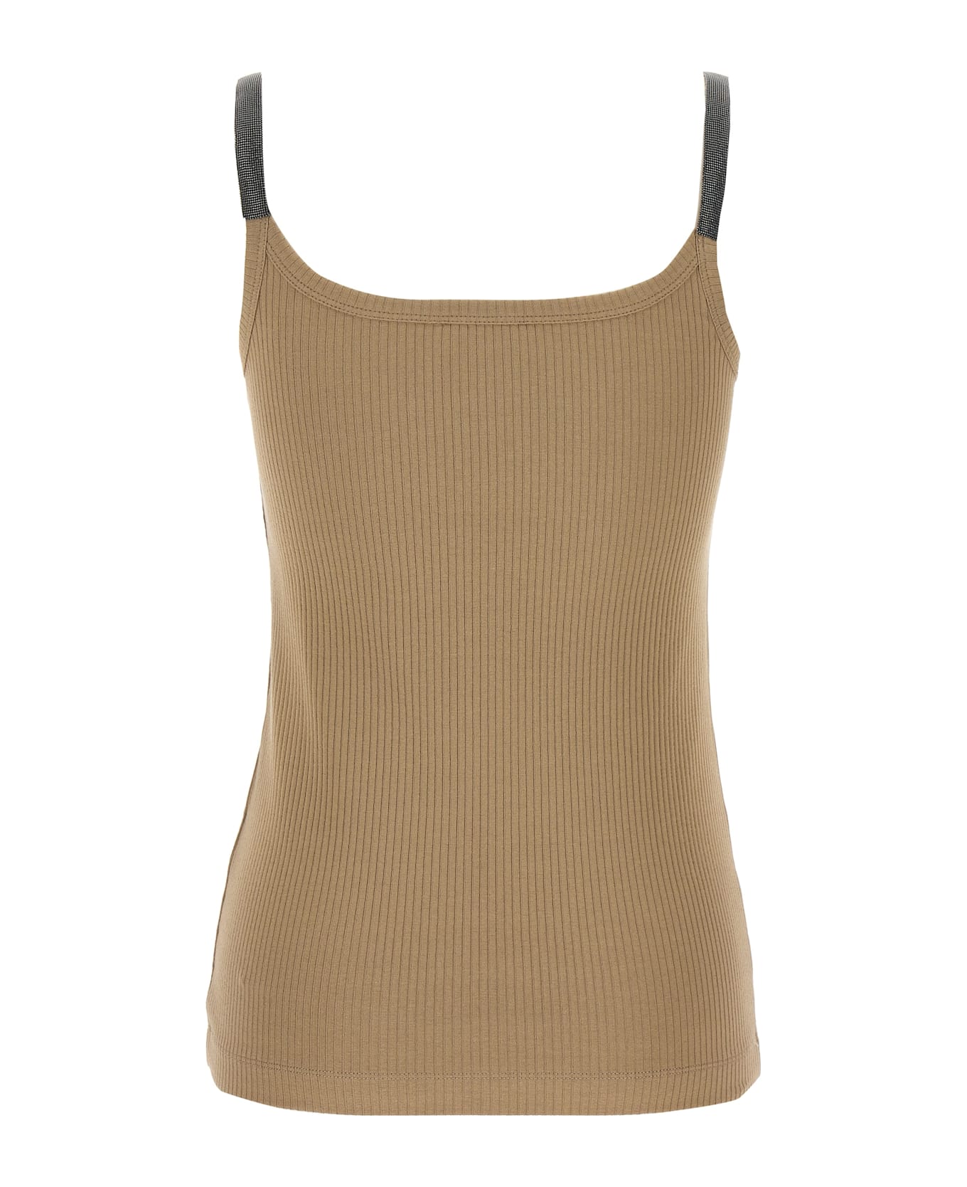 Brunello Cucinelli Top Monile - Beige