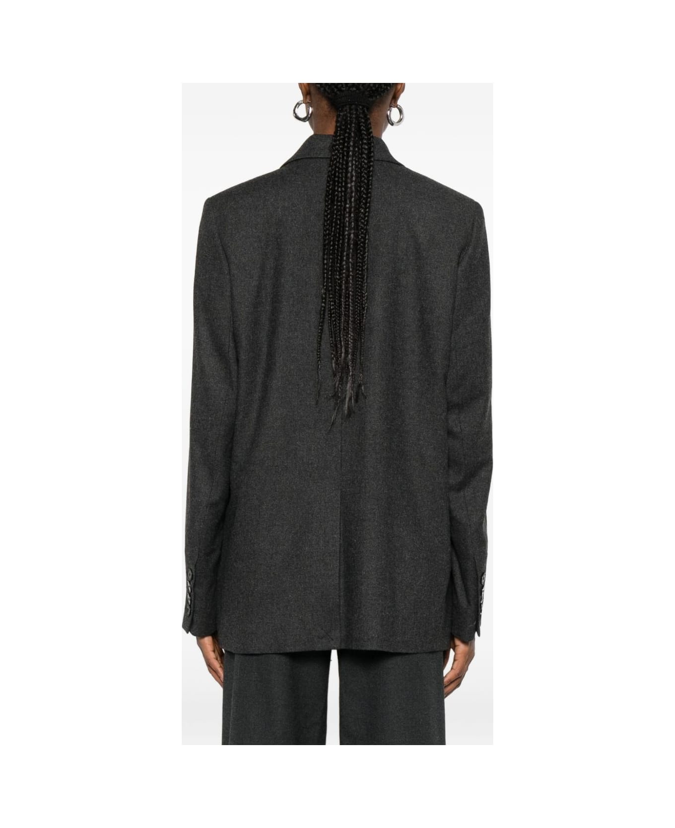 Closed Wool Blend Double-breasted Jacket - Grey