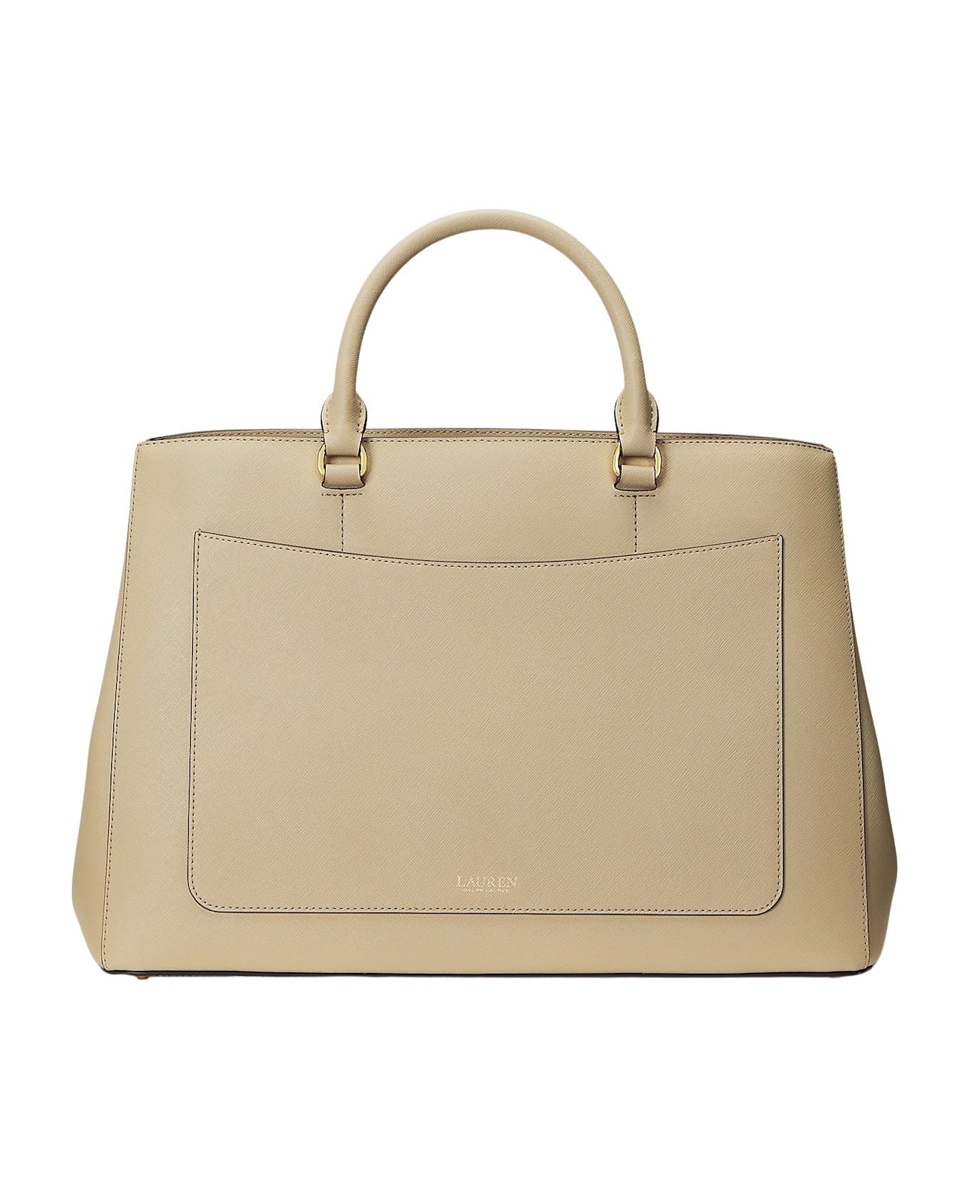 Ralph Lauren Hanna 37 Satchel Large - Birch Tan