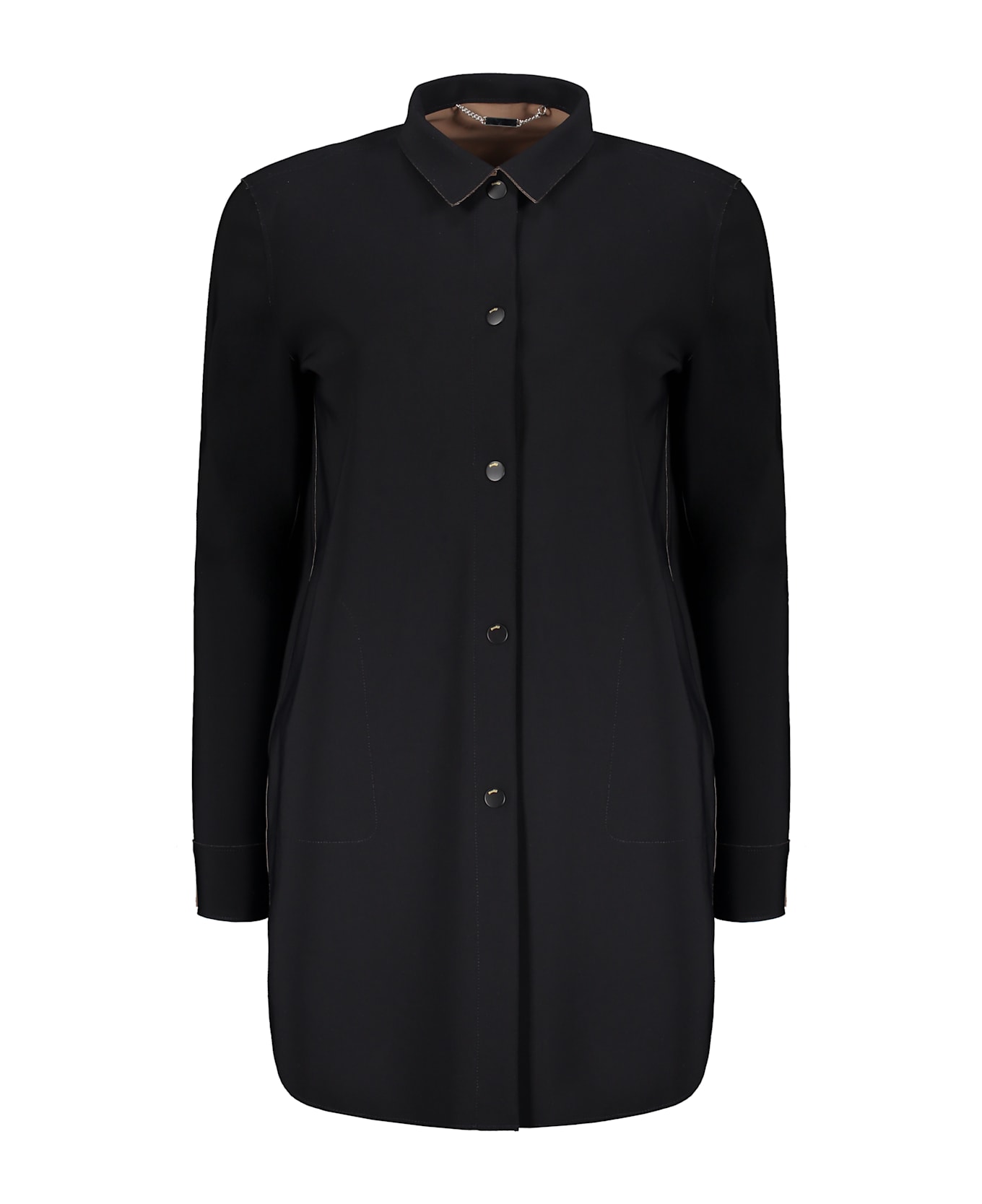 Moorer Vanda Techno Fabric Jacket - black