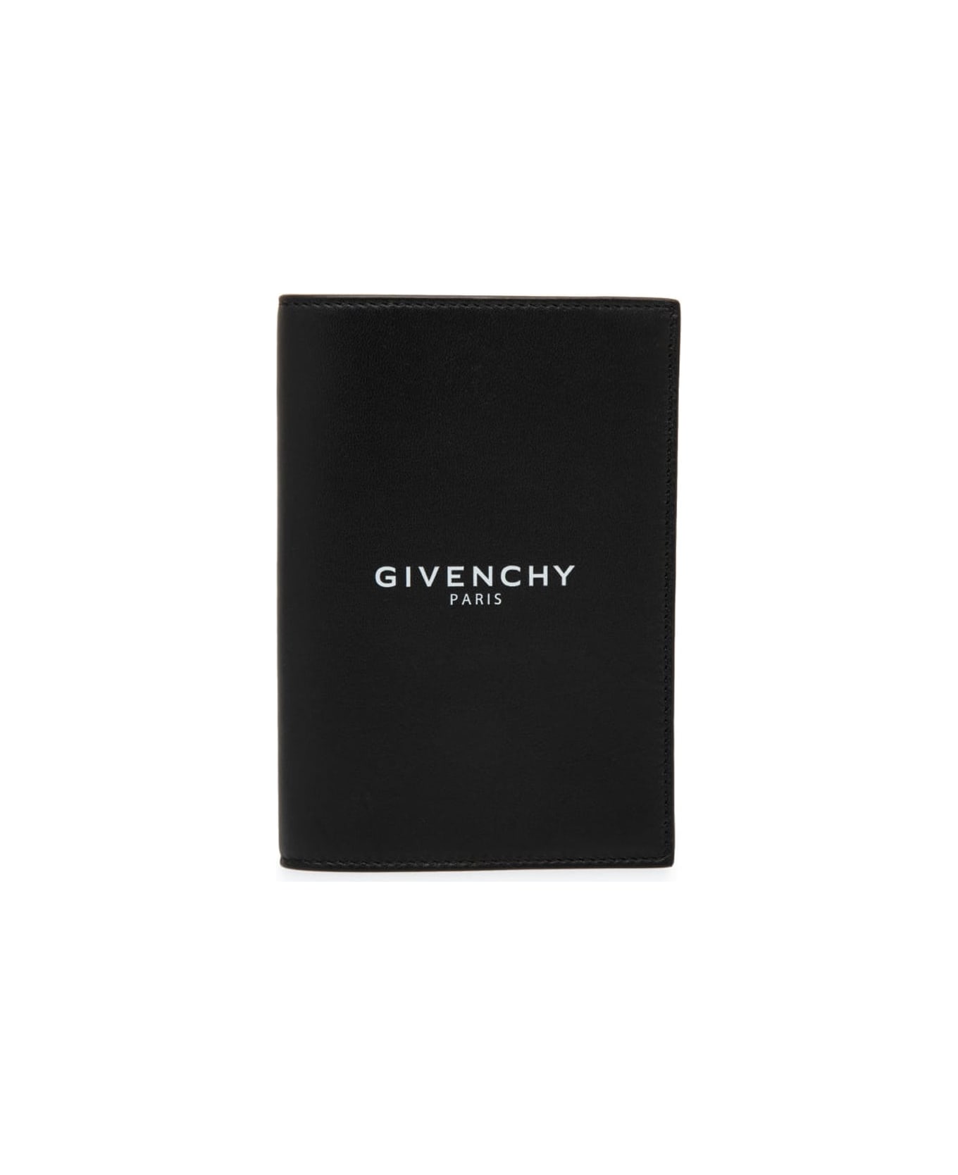 Givenchy Logo Passport Holder - Black