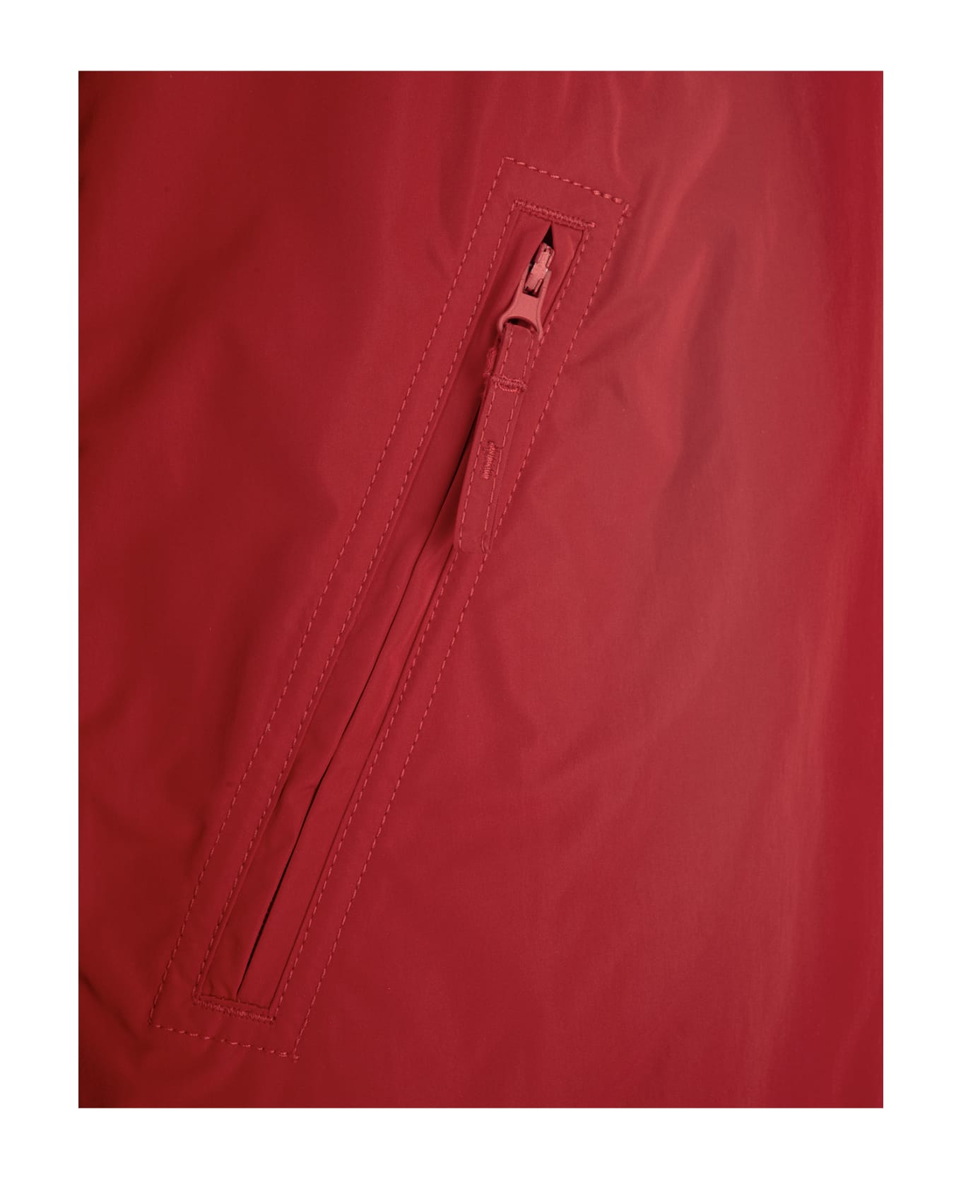 Aspesi Stringa Jacket In Red Taffeta - Rosso
