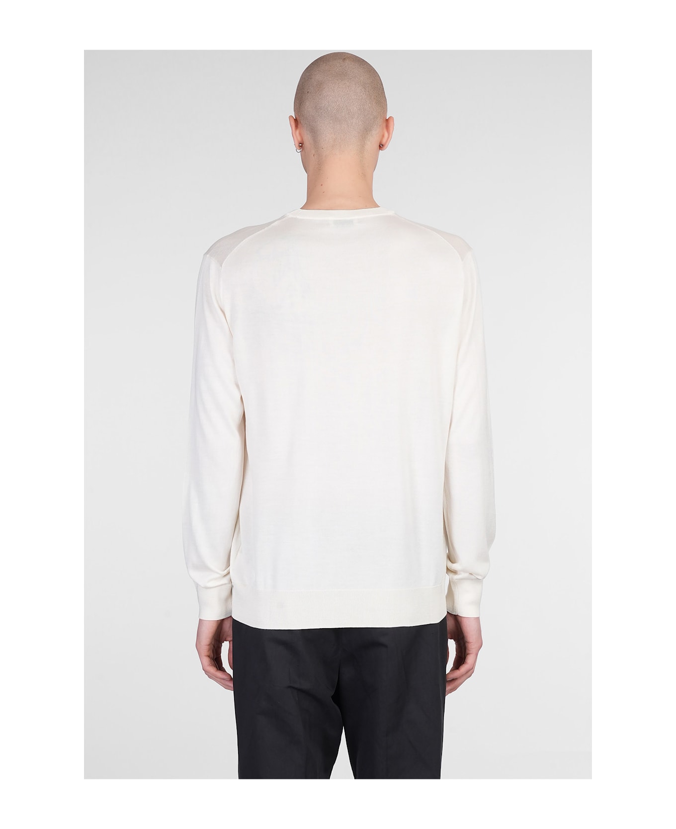 Ballantyne Knitwear In Beige Silk - beige