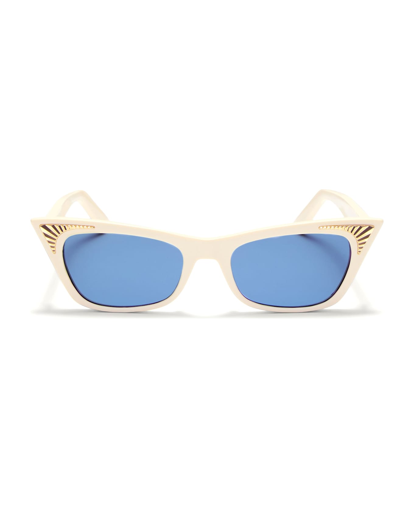 Valentino Eyewear Vls-175b - White / Gold Sunglasses - White