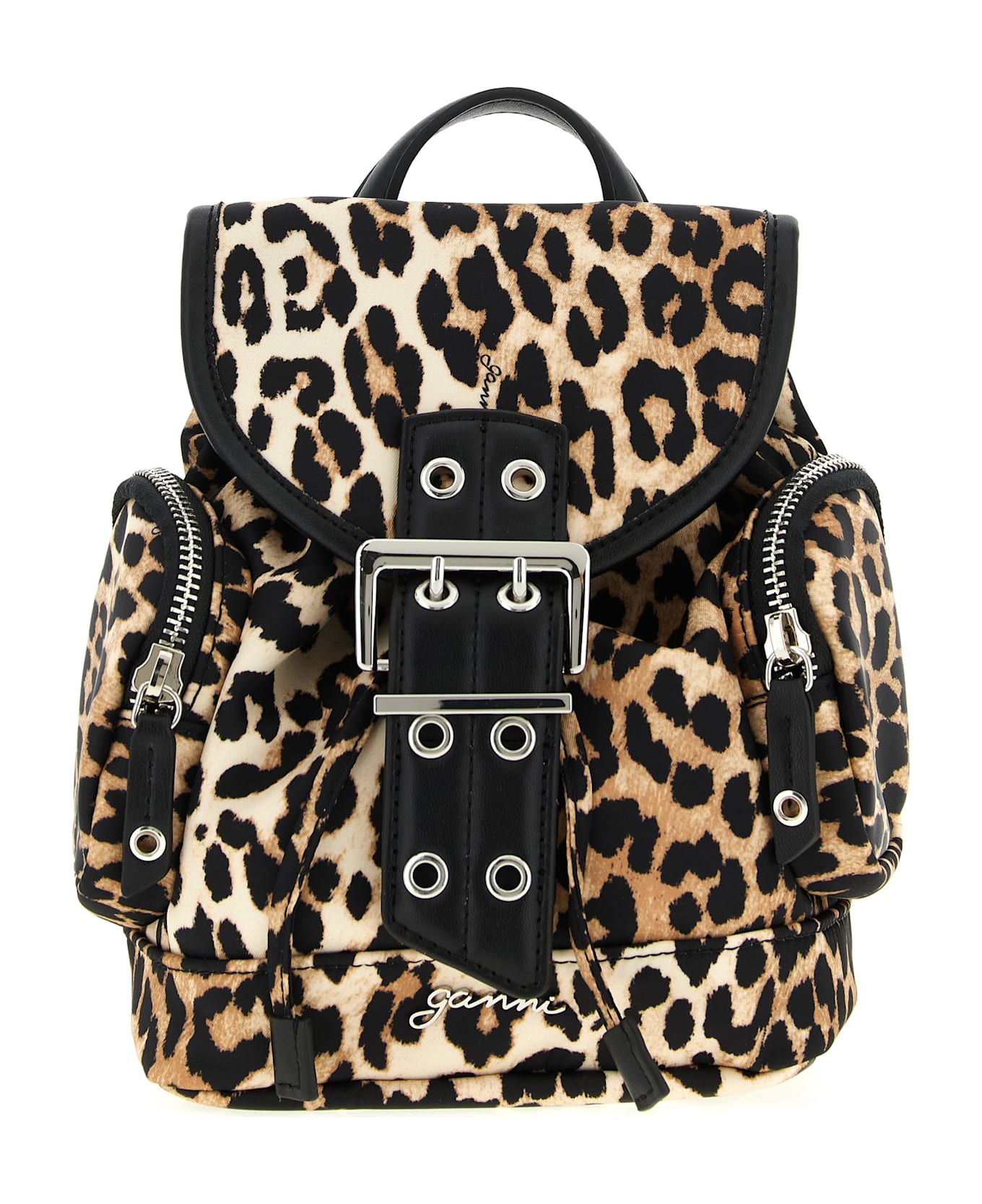 Ganni Animalier 'bucky' Backpack - Brown