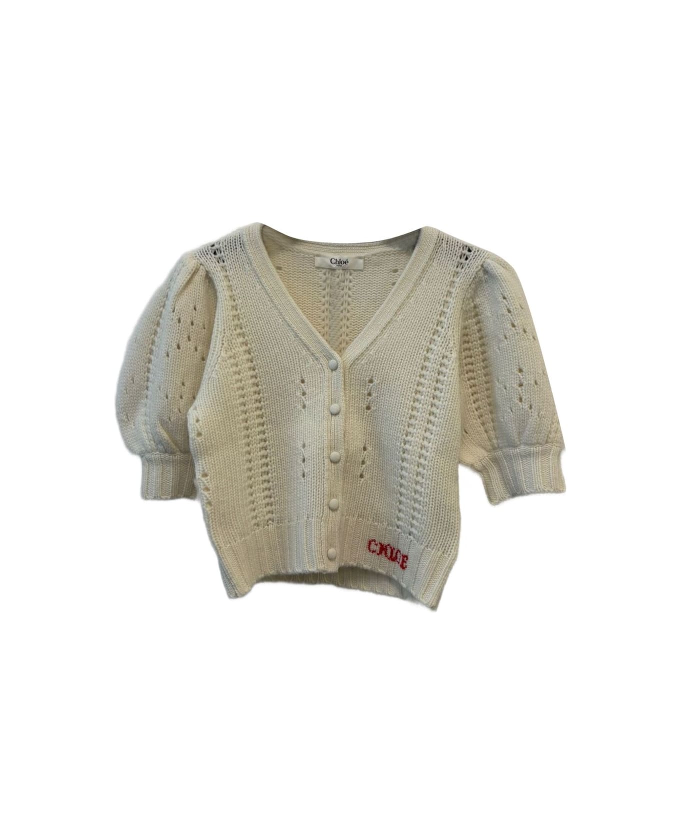 Chloé Wool Top - White