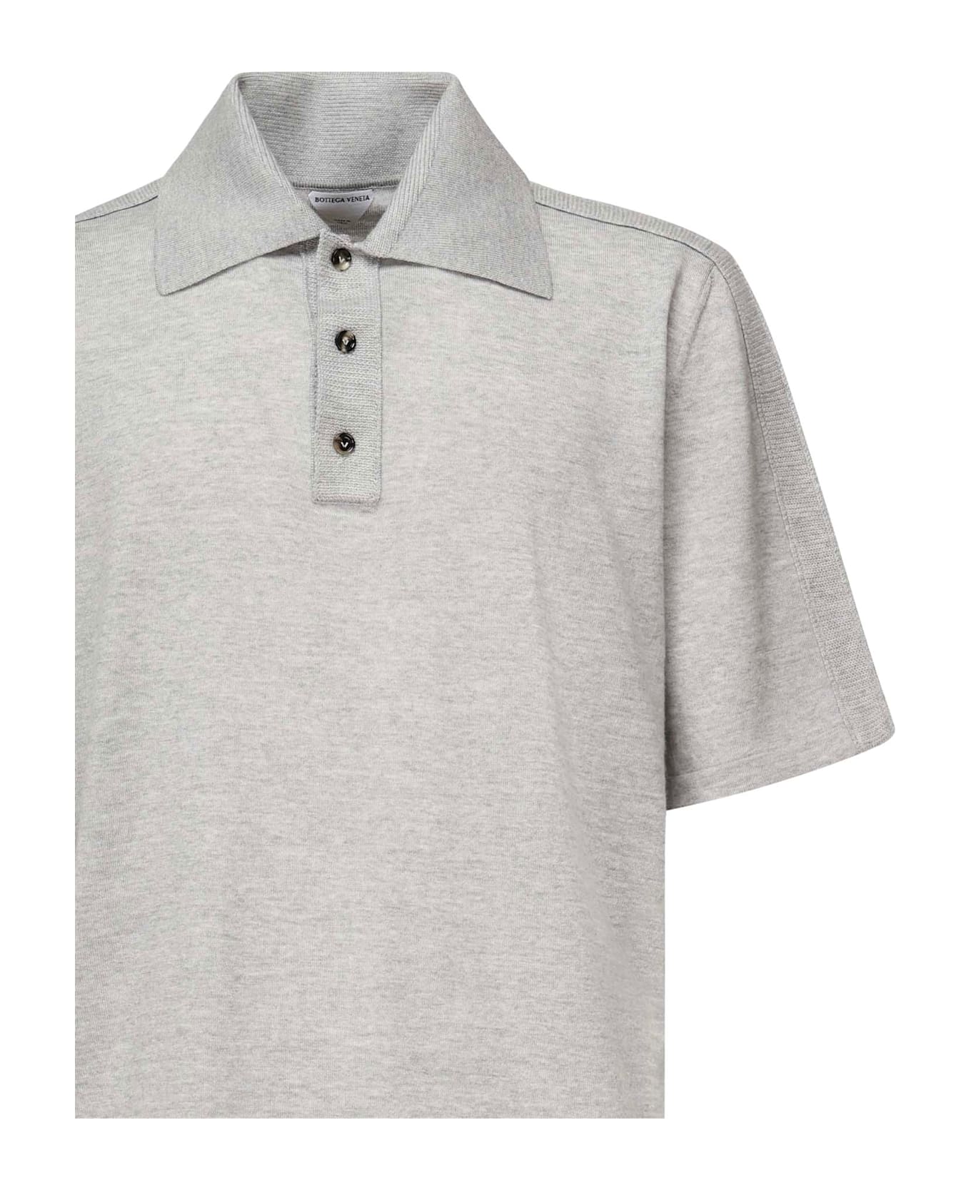 Bottega Veneta Wool Polo - Grey