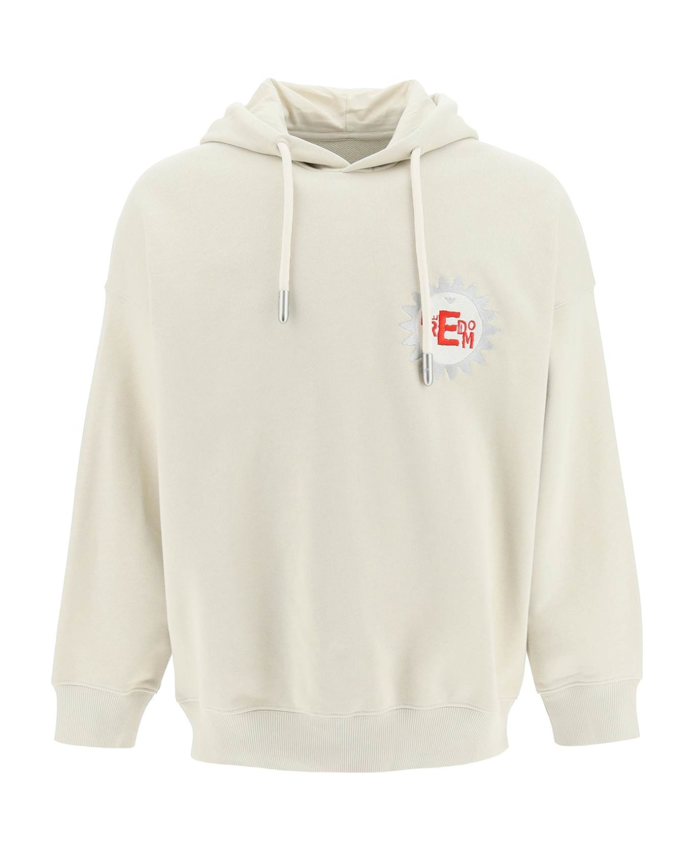 Emporio Armani 
freedom
 Hoodie - Sand
