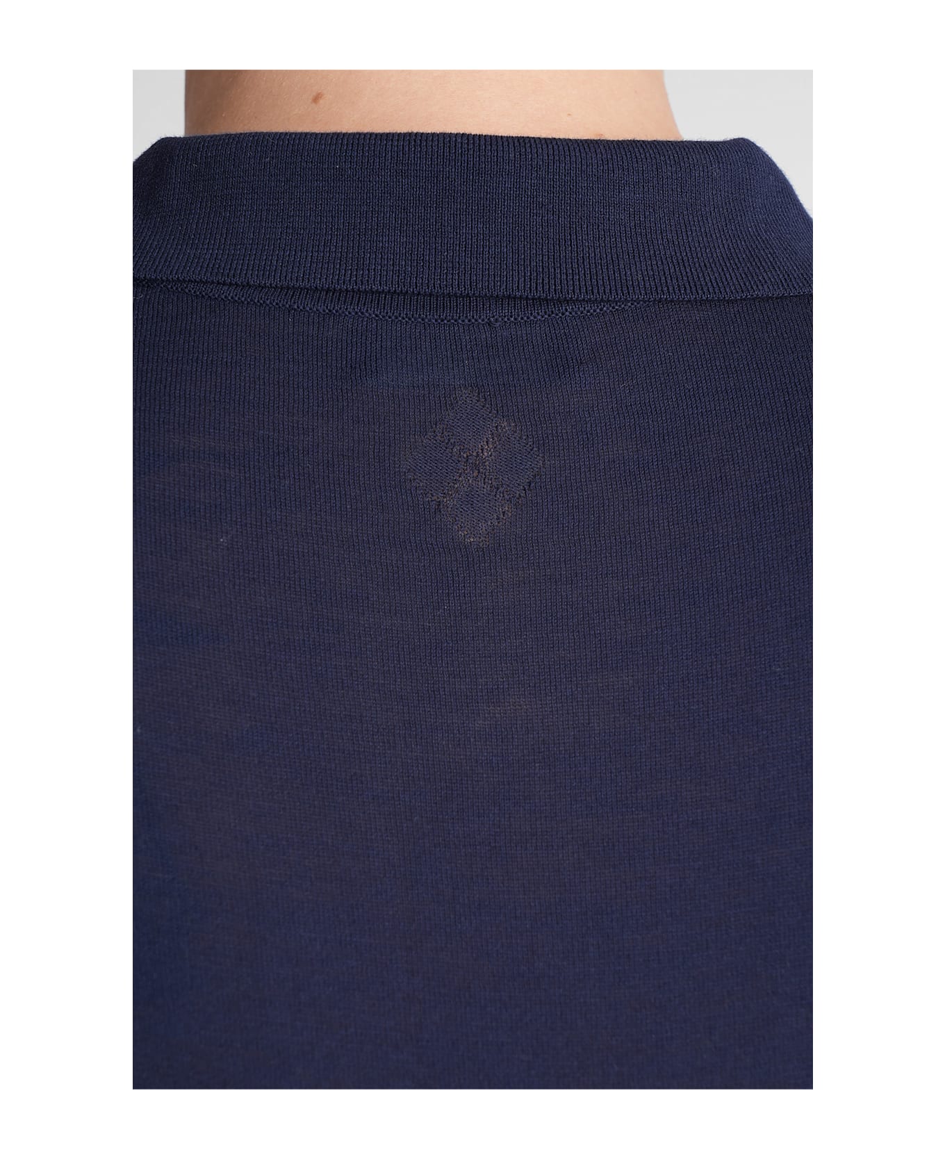 Ballantyne Polo In Blue Cotton - blue