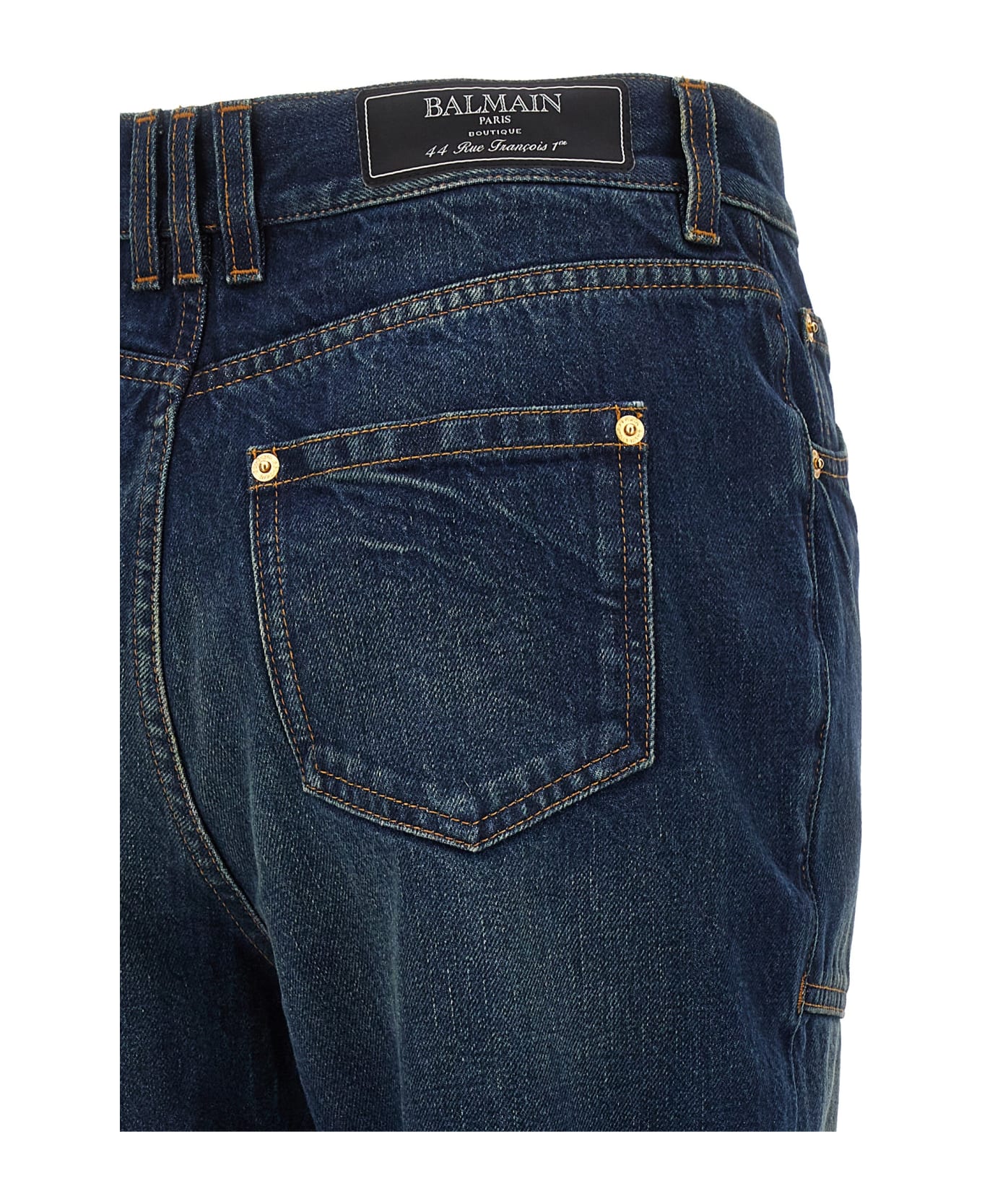 Balmain Vintage Bootcut Jeans - Bleu jean brut