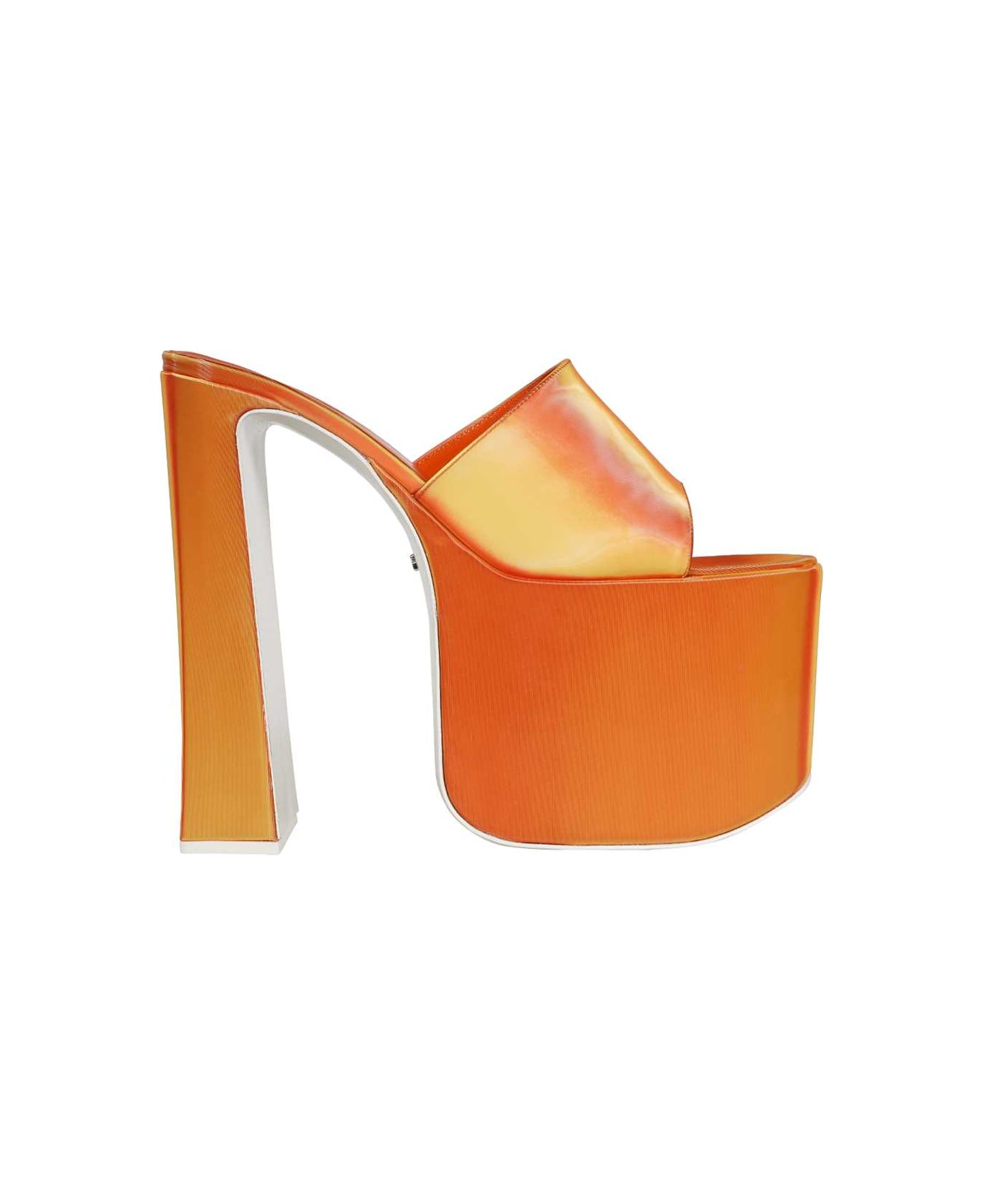 GCDS Satin Mules - Orange