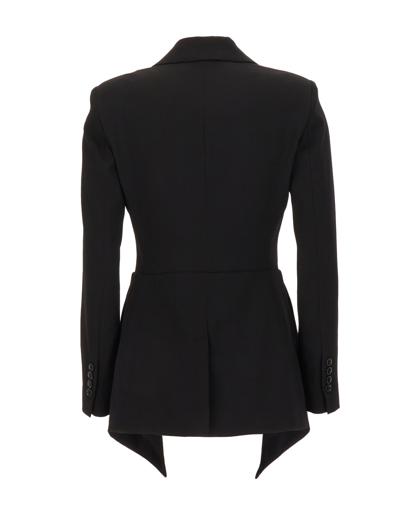 Ami Alexandre Mattiussi Black Crãªpe Blazer - 001