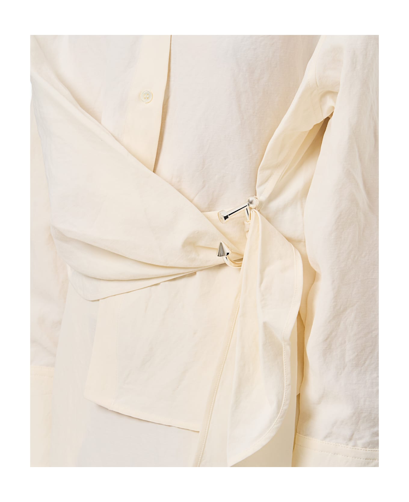 J.W. Anderson Draped Twisted Shirt - White