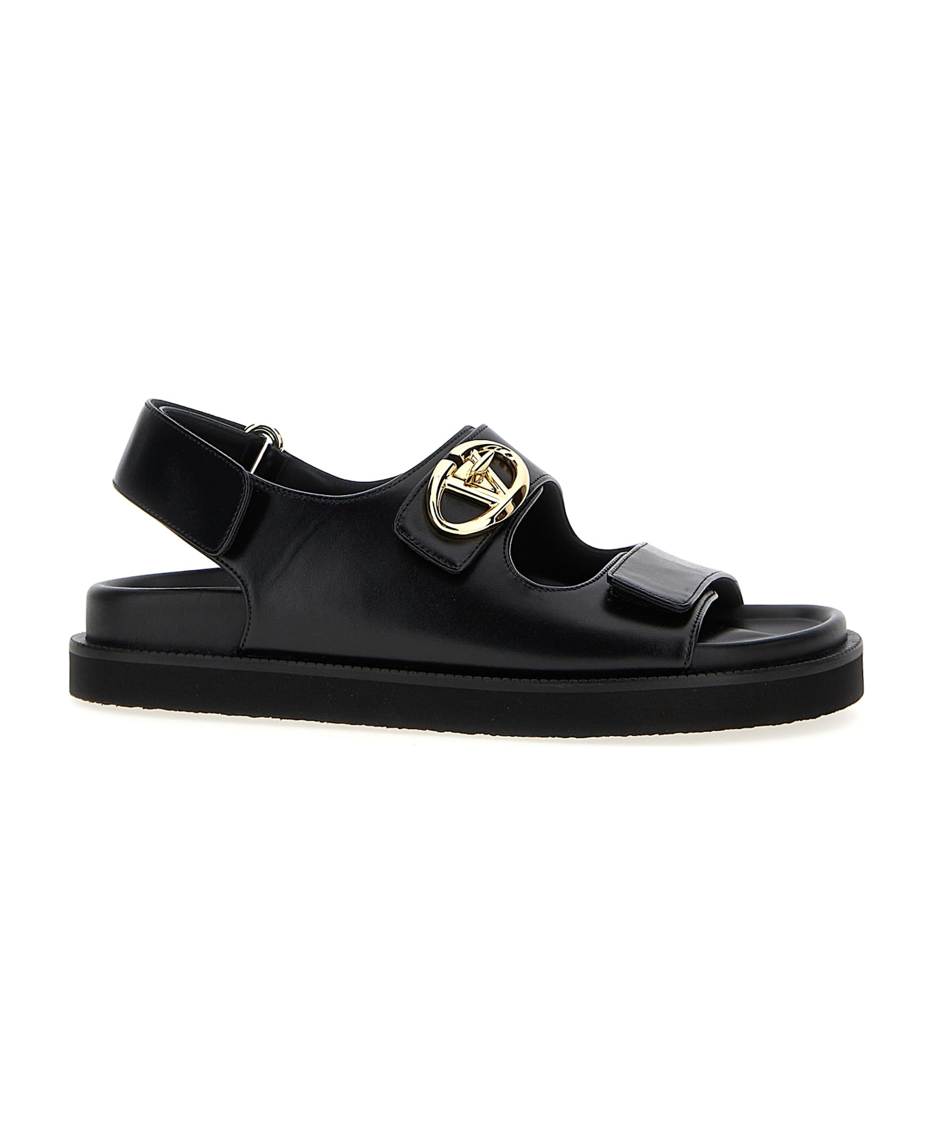 Valentino Garavani 'vlogo Locker' Sandals - NERO