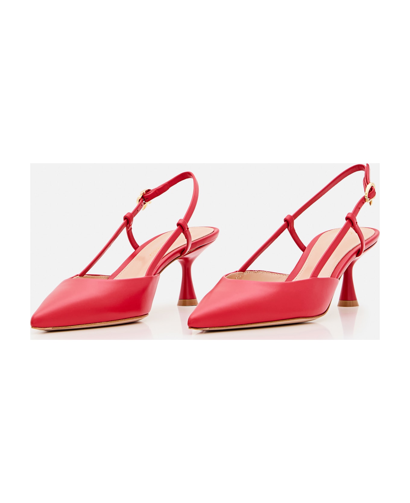 Gianvito Rossi Ascent 55 Slingback - Red