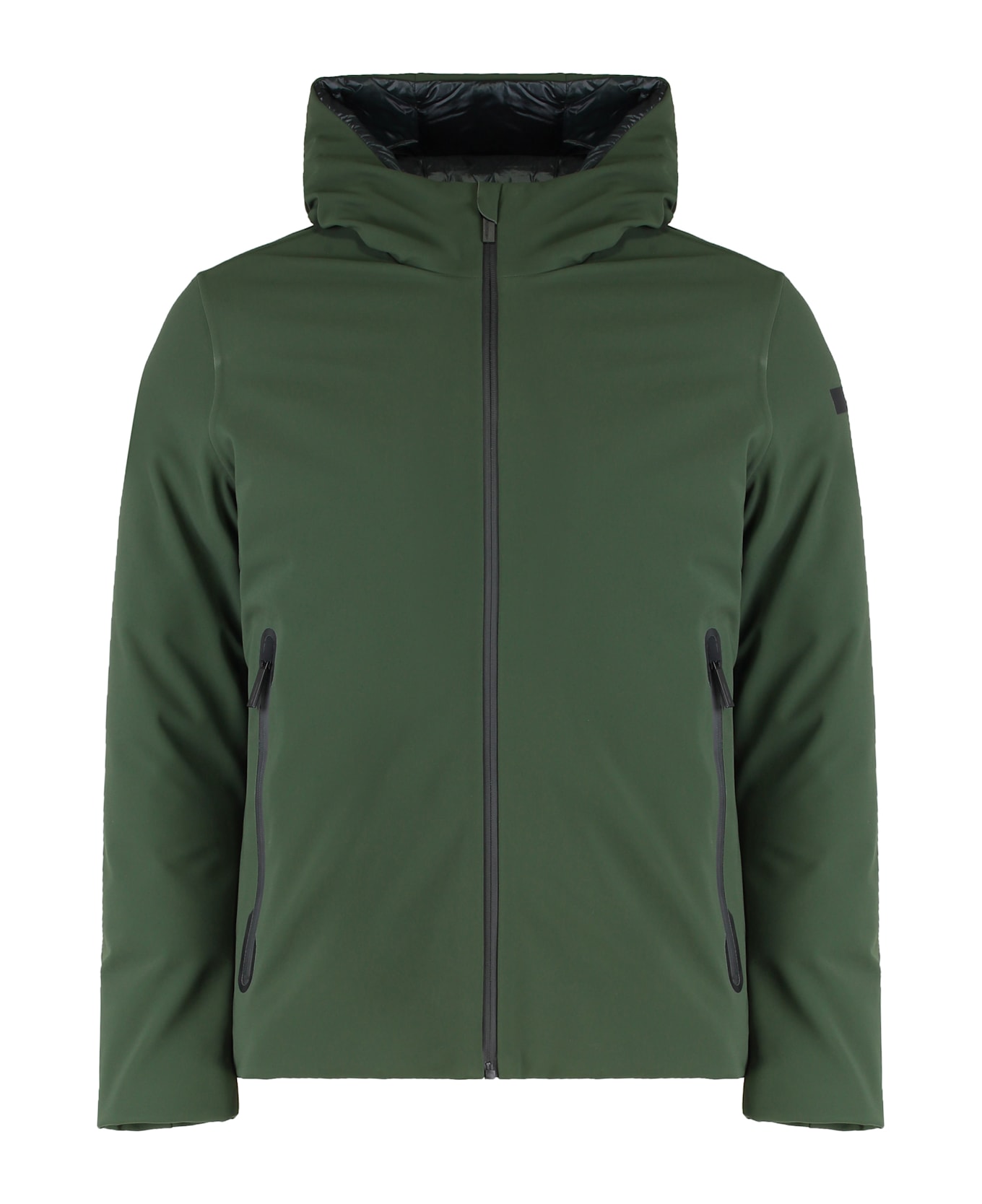 RRD - Roberto Ricci Design Technical Fabric Jacket With Hood - green