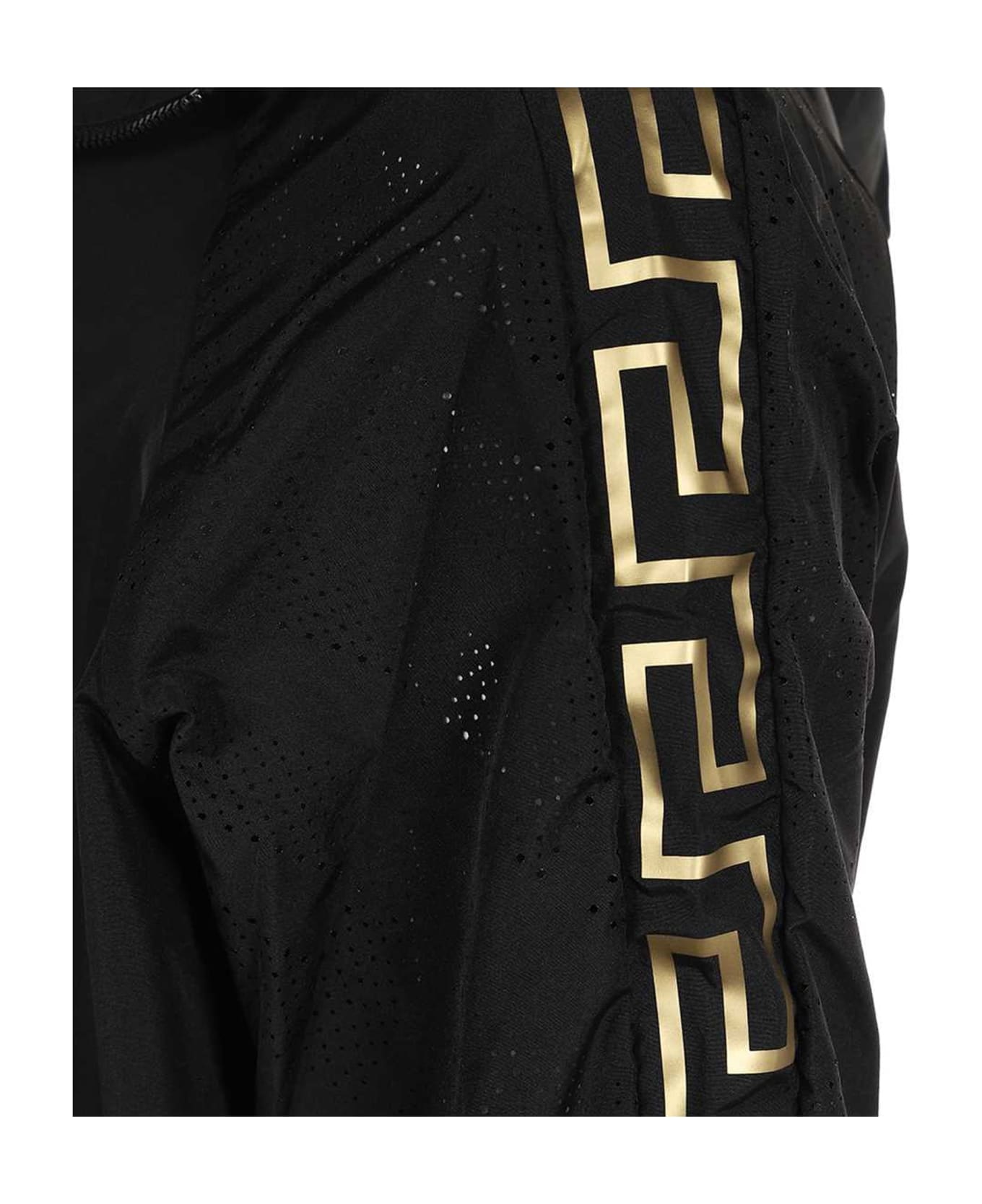 Versace Greca Motif Jacket - Black