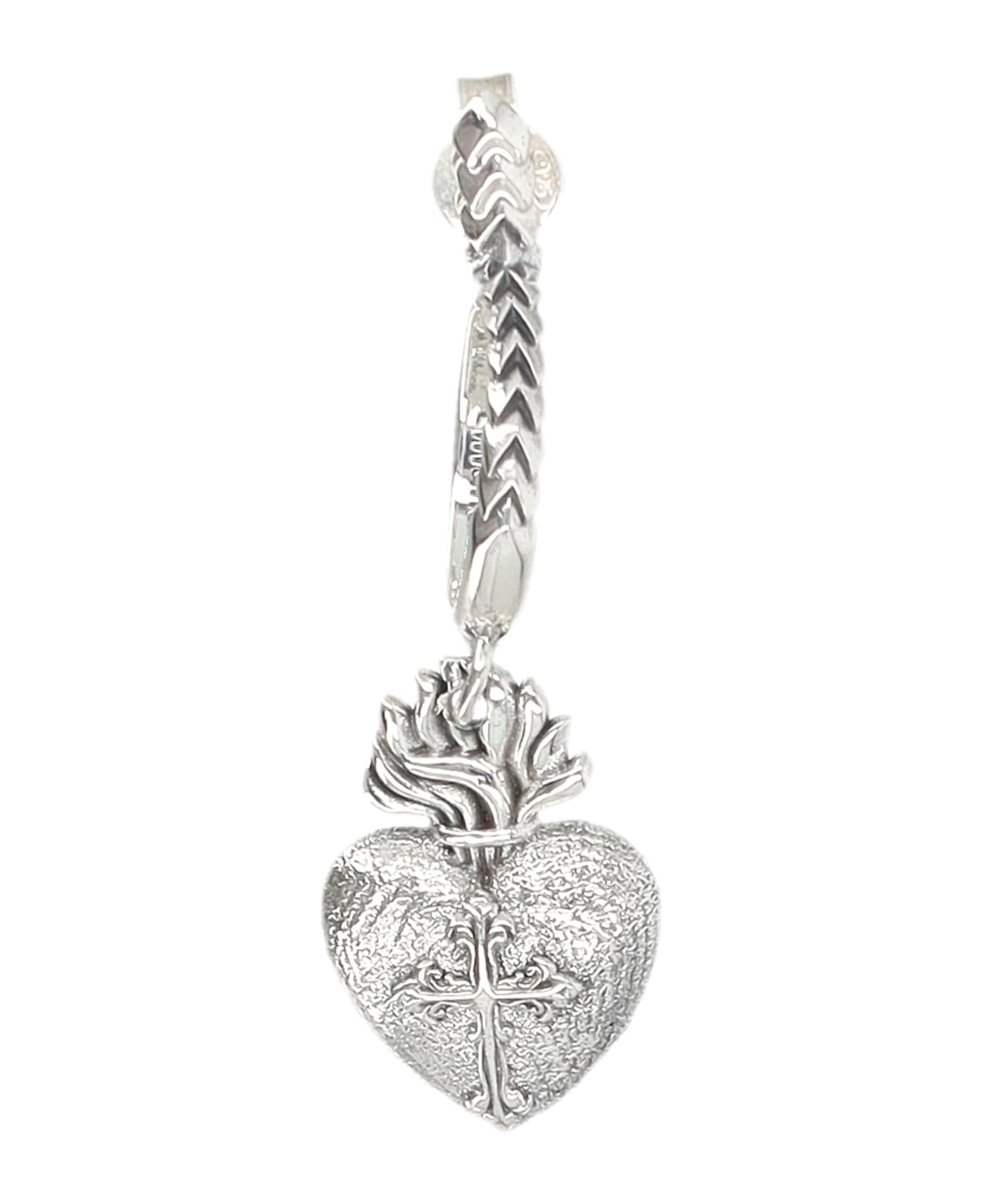 Emanuele Bicocchi Sacred Heart Earring - SILVER