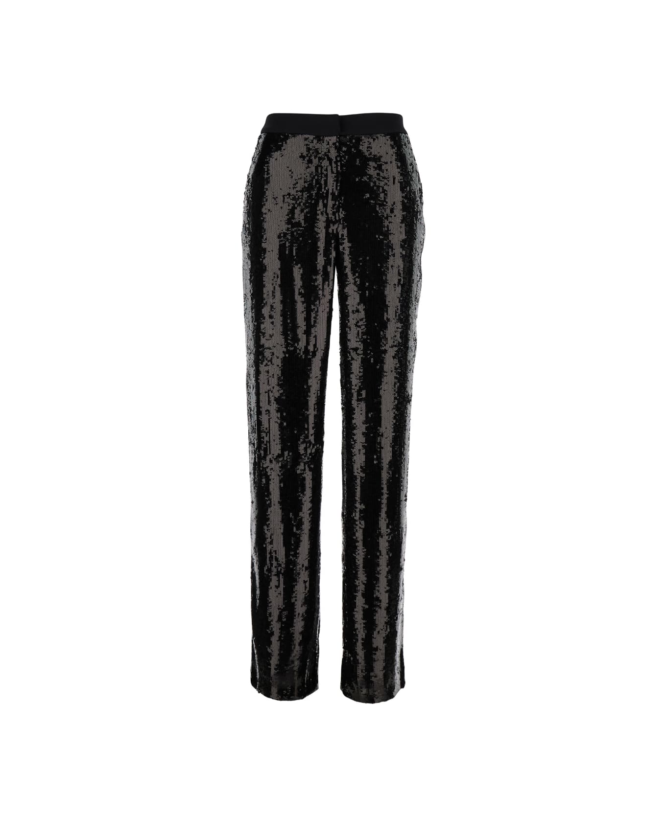 PT01 Ambra Special Paillettes Pants - Black