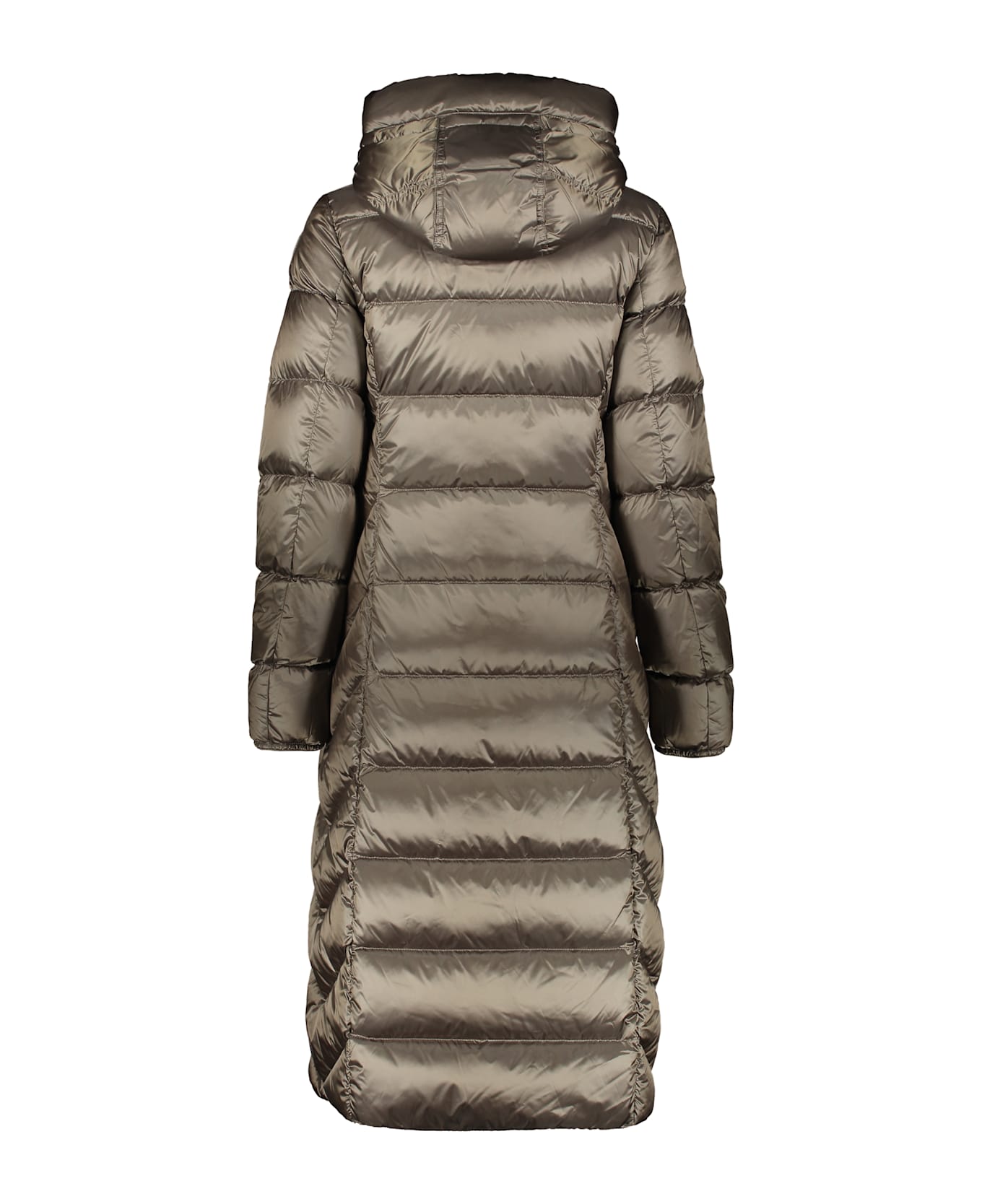 Parajumpers Padded Long Jacket With Hood - green