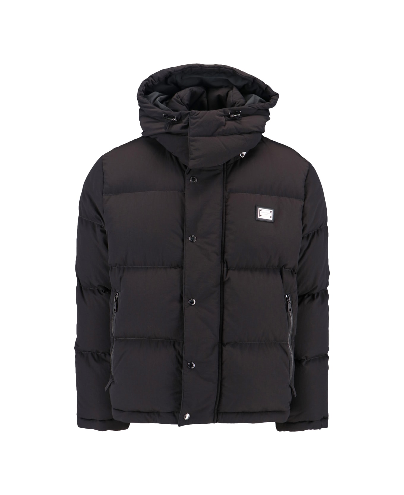 Dolce 
Gabbana Grey Polyamide Down Jacket - Grey