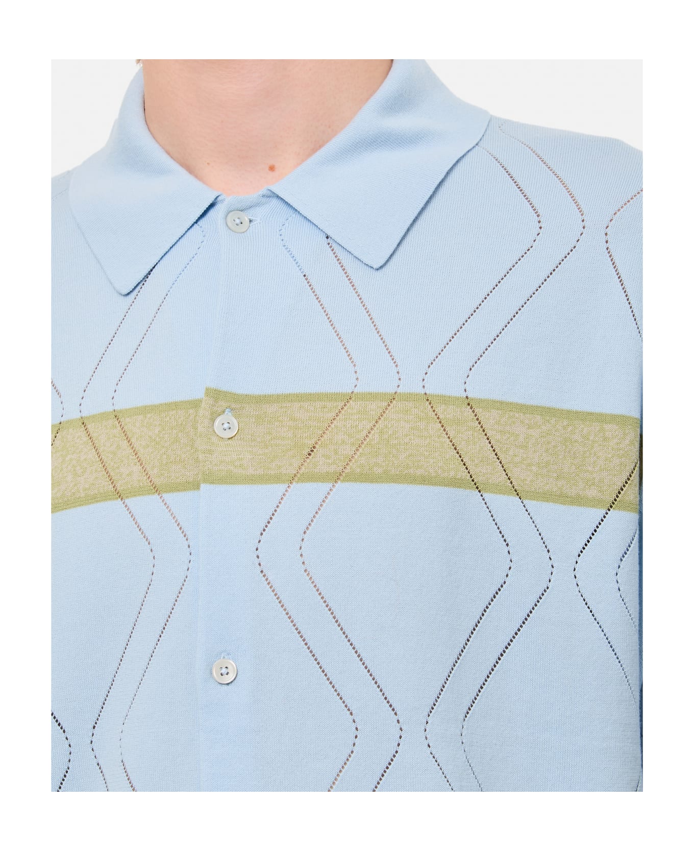 Paul Smith Knitted Polo - Blues