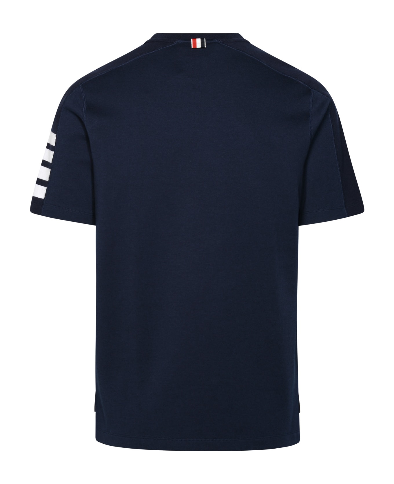Thom Browne Navy Cotton T-shirt - Navy シャツ