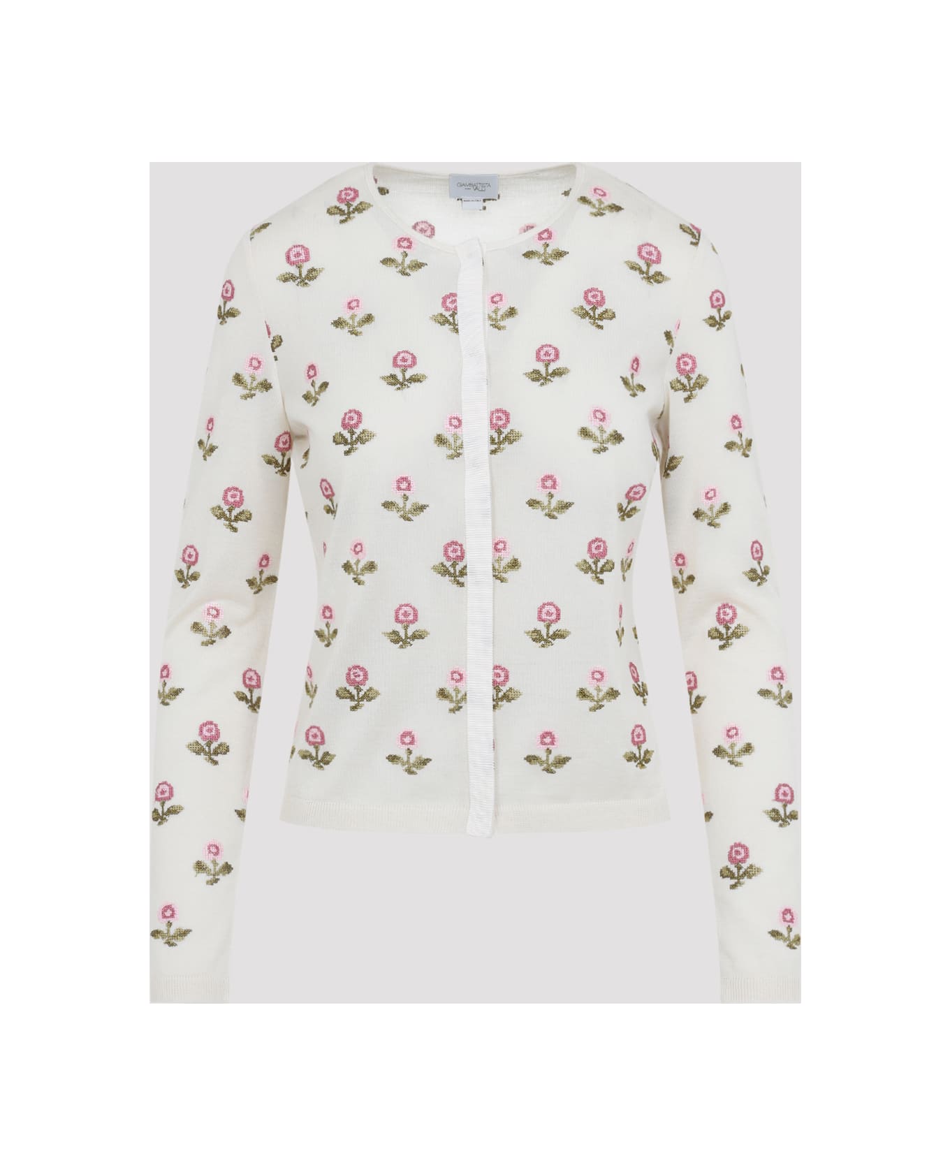 Giambattista Valli Knit Cardigan - Ivory Rose