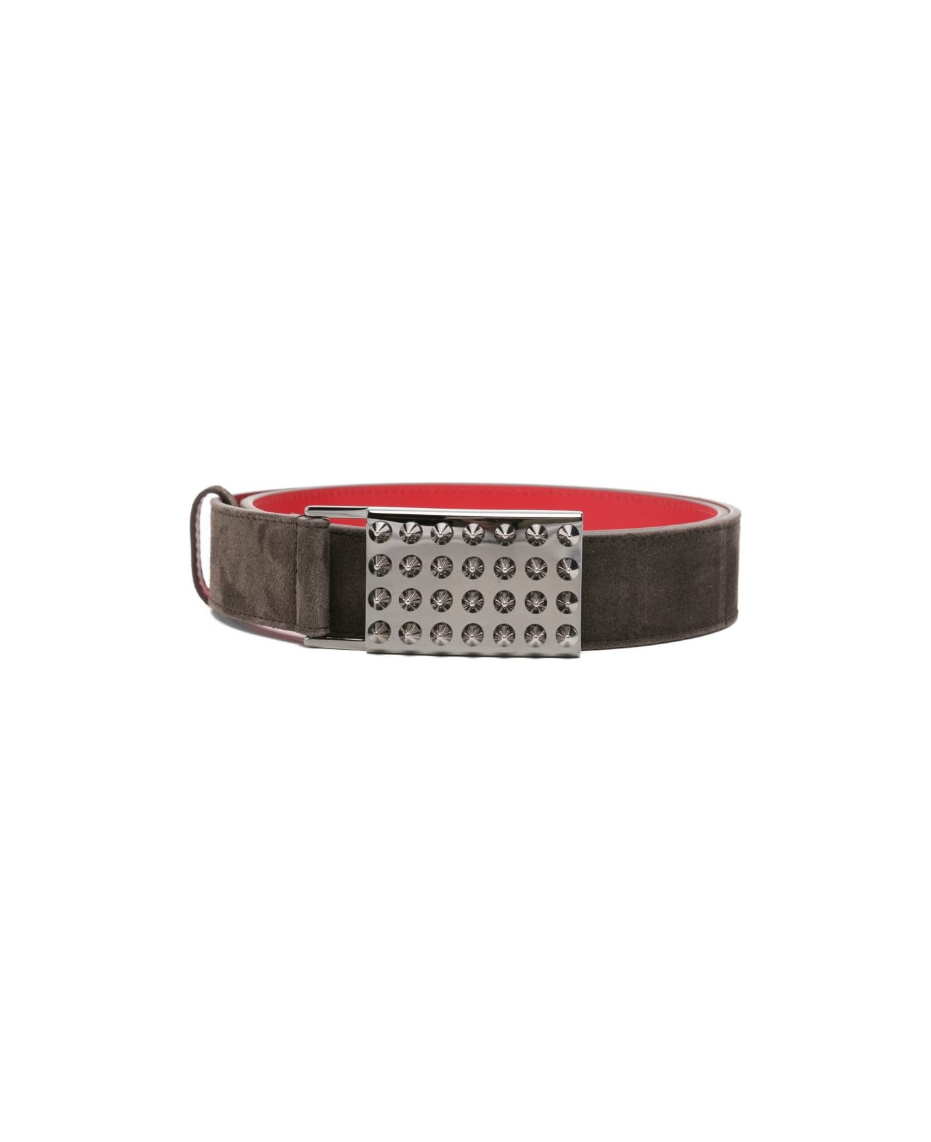 Christian Louboutin Funky Leather Belt - Black