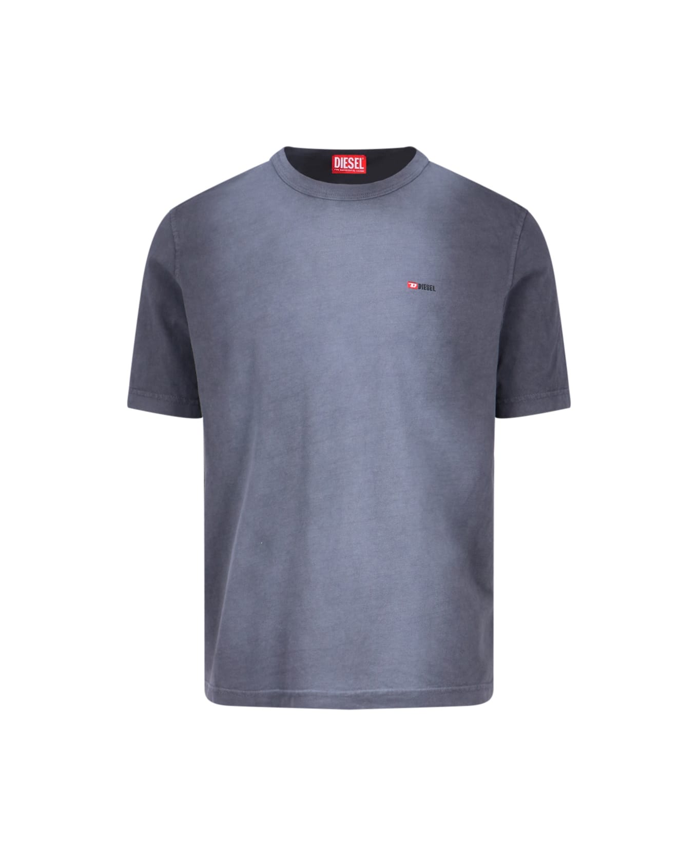Diesel 't-adjust-q2' Logo T-shirt - Black