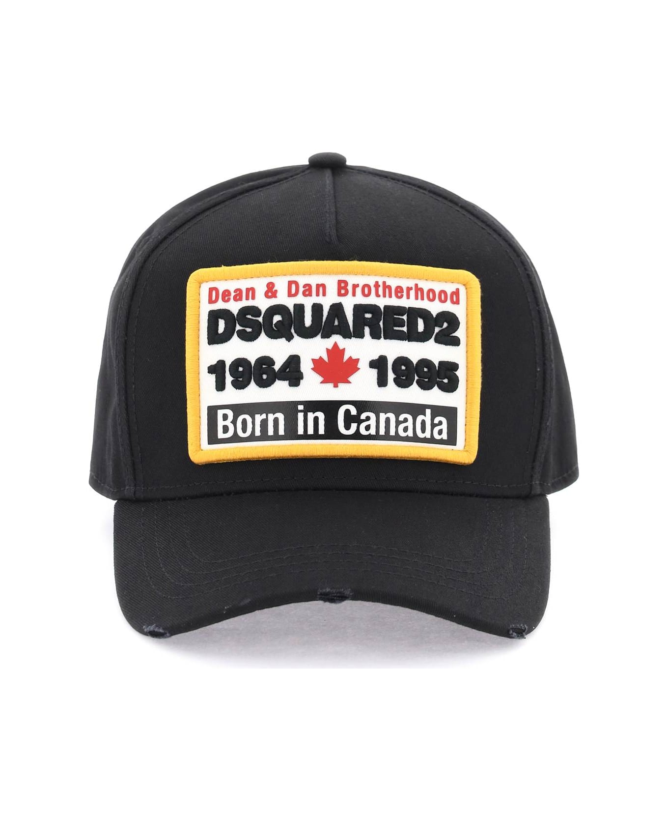 Dsquared2 Cotton Hat - black 帽子