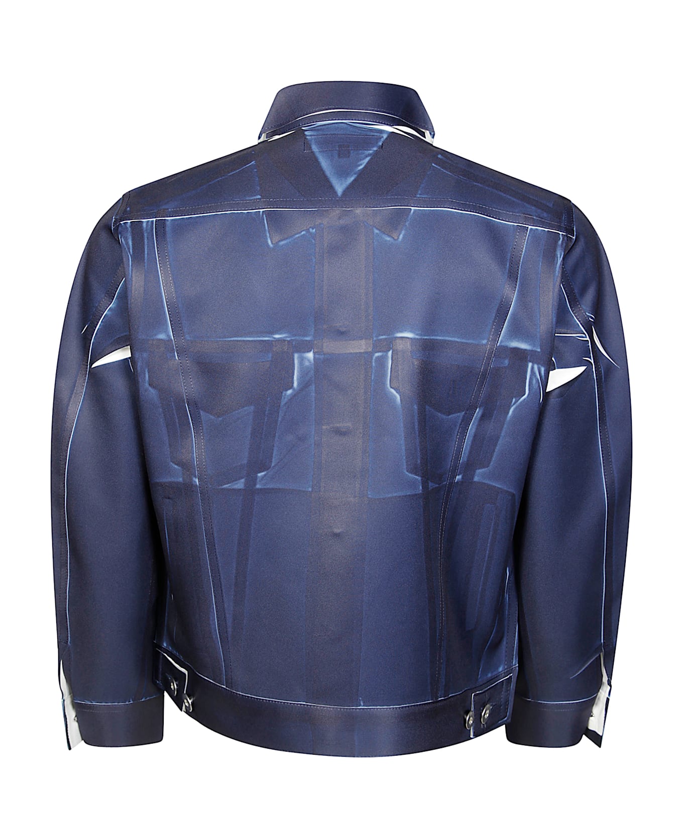 Comme des Garçons Shirt Mens Jacket Woven - NAVY