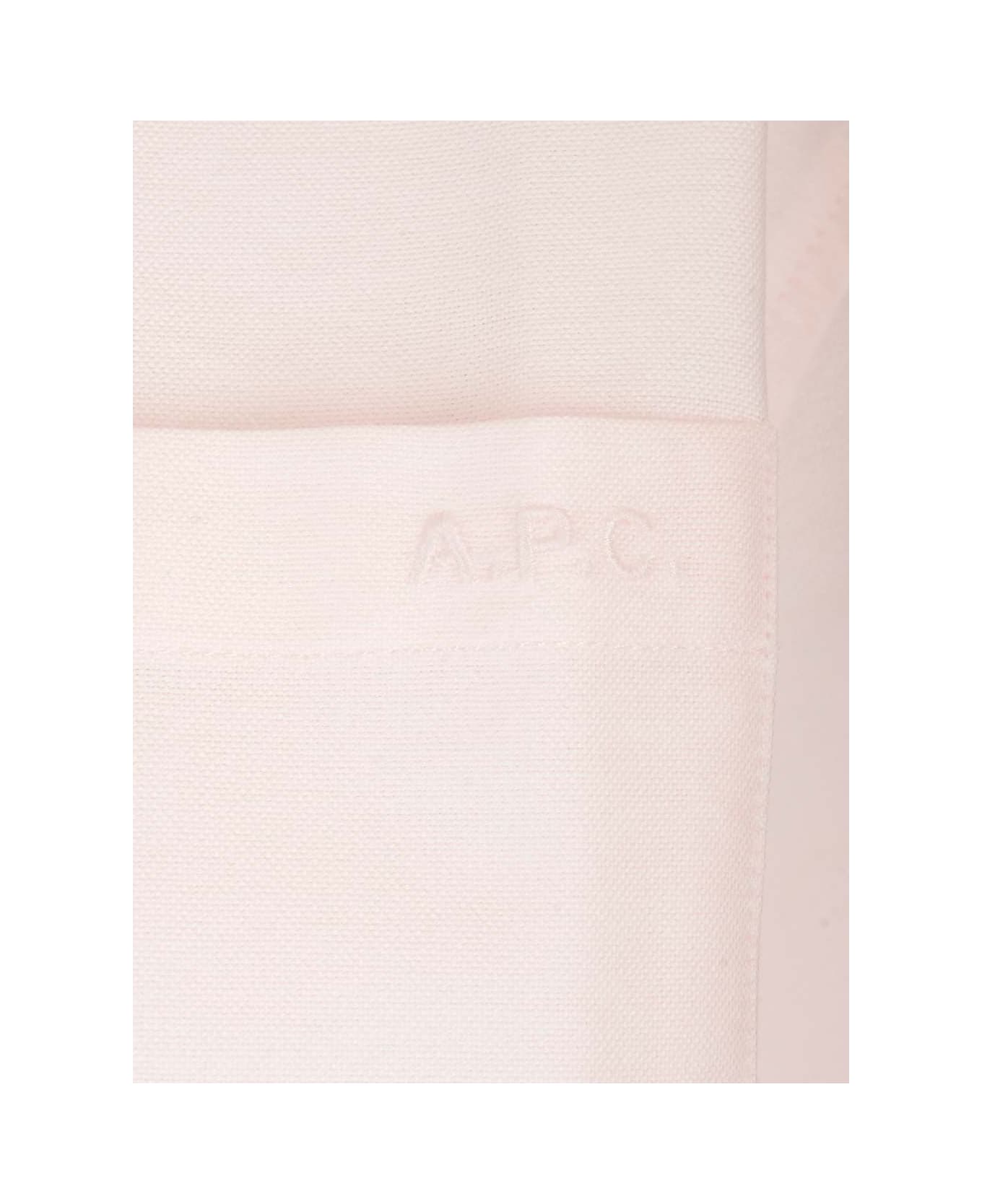 A.P.C. Chemise Boyfriend Brodee - Pink