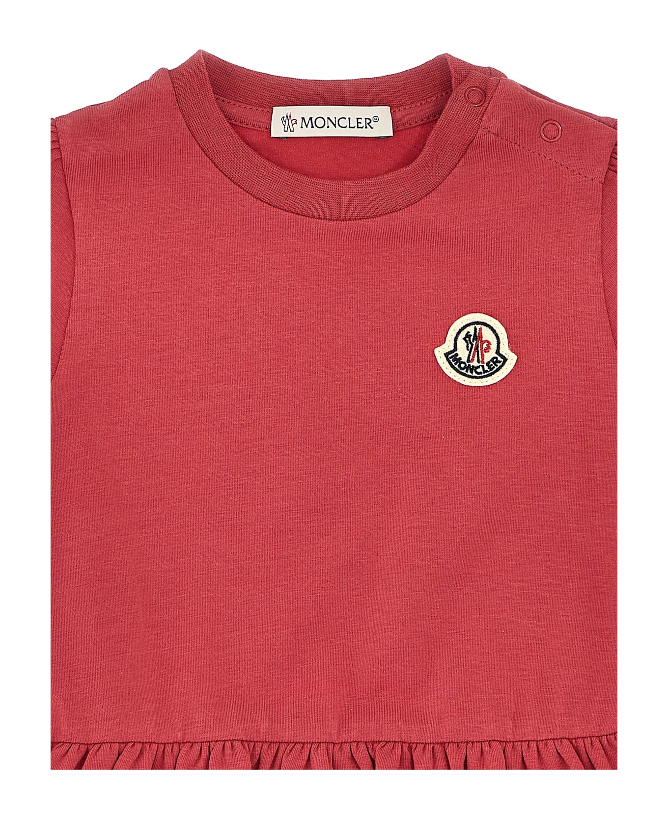 Moncler Flounce Dress - Pink