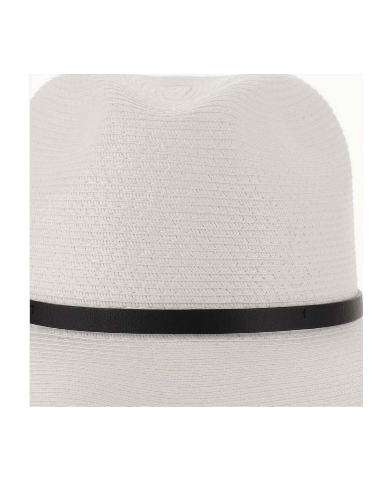 Filippo Catarzi Paper Blend Hat - White