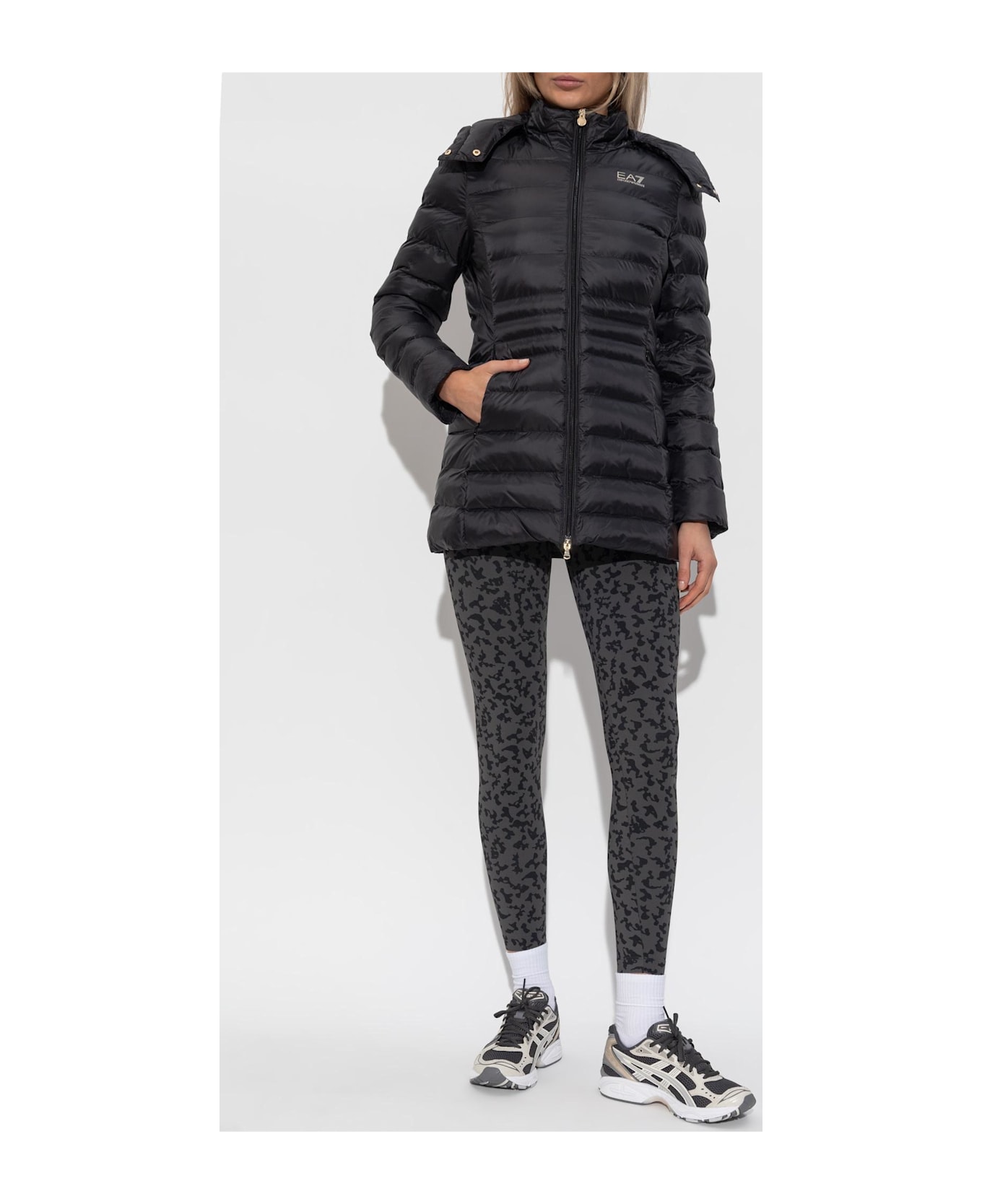 EA7 Emporio Armani Leggings With Logo - Multicolor