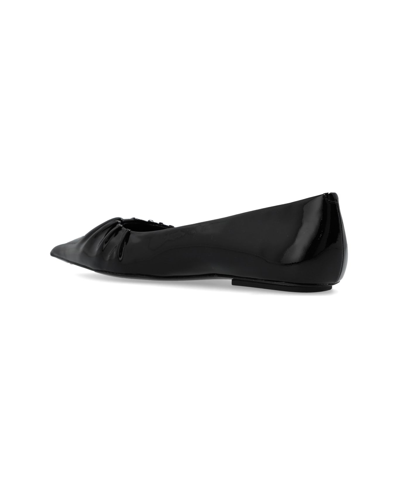 Marc Jacobs The Ali Pointed-top Ballerinas - Black