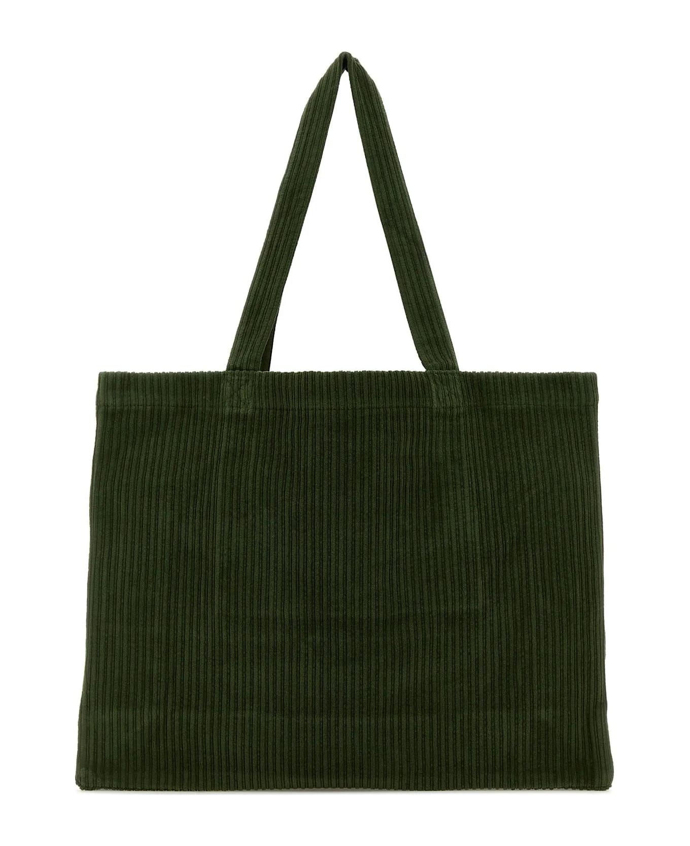 A.P.C. Khaki Corduroy Diane Shopping Bag - Kai Foret